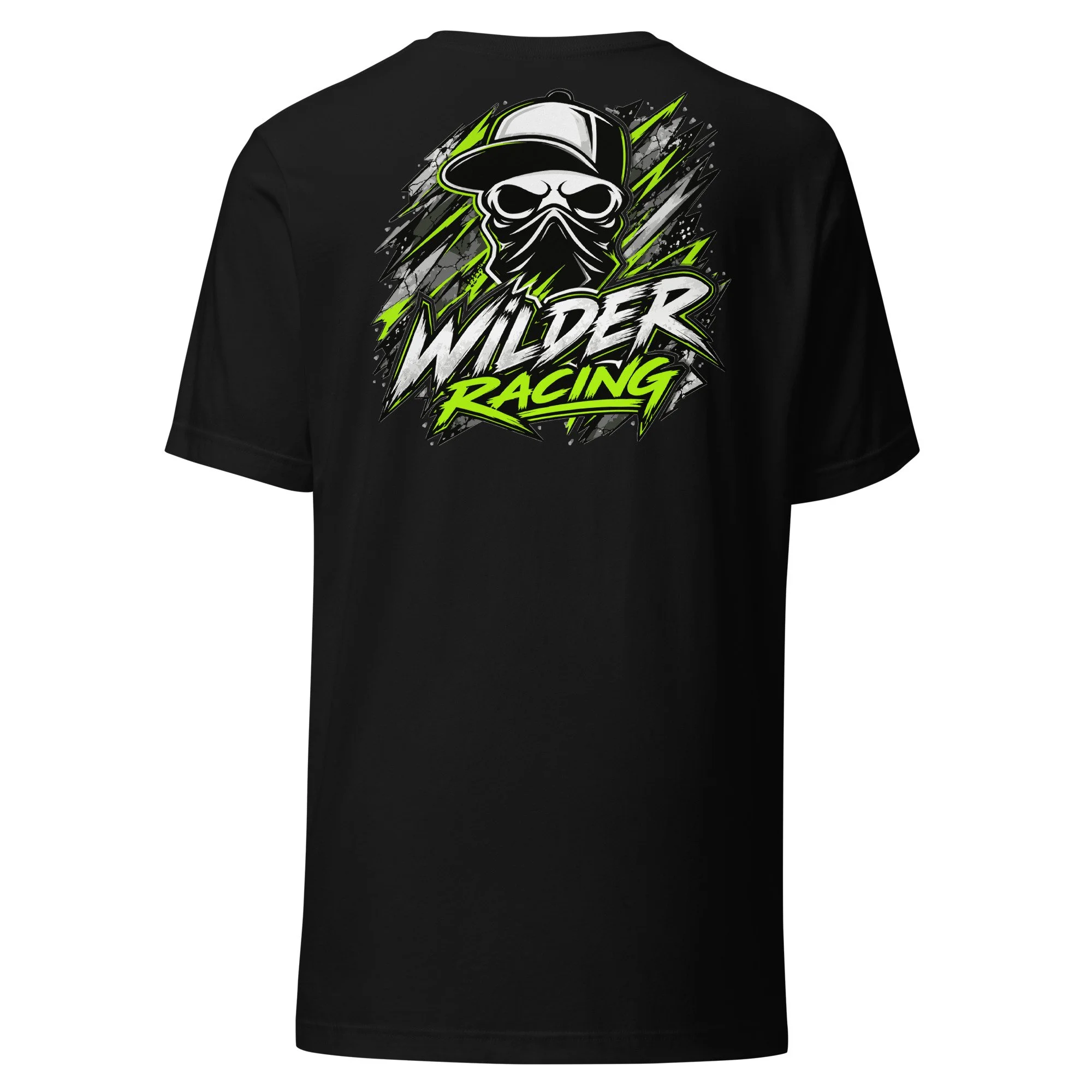 Wilder Racing Skull Logo T-Shirt, black, back