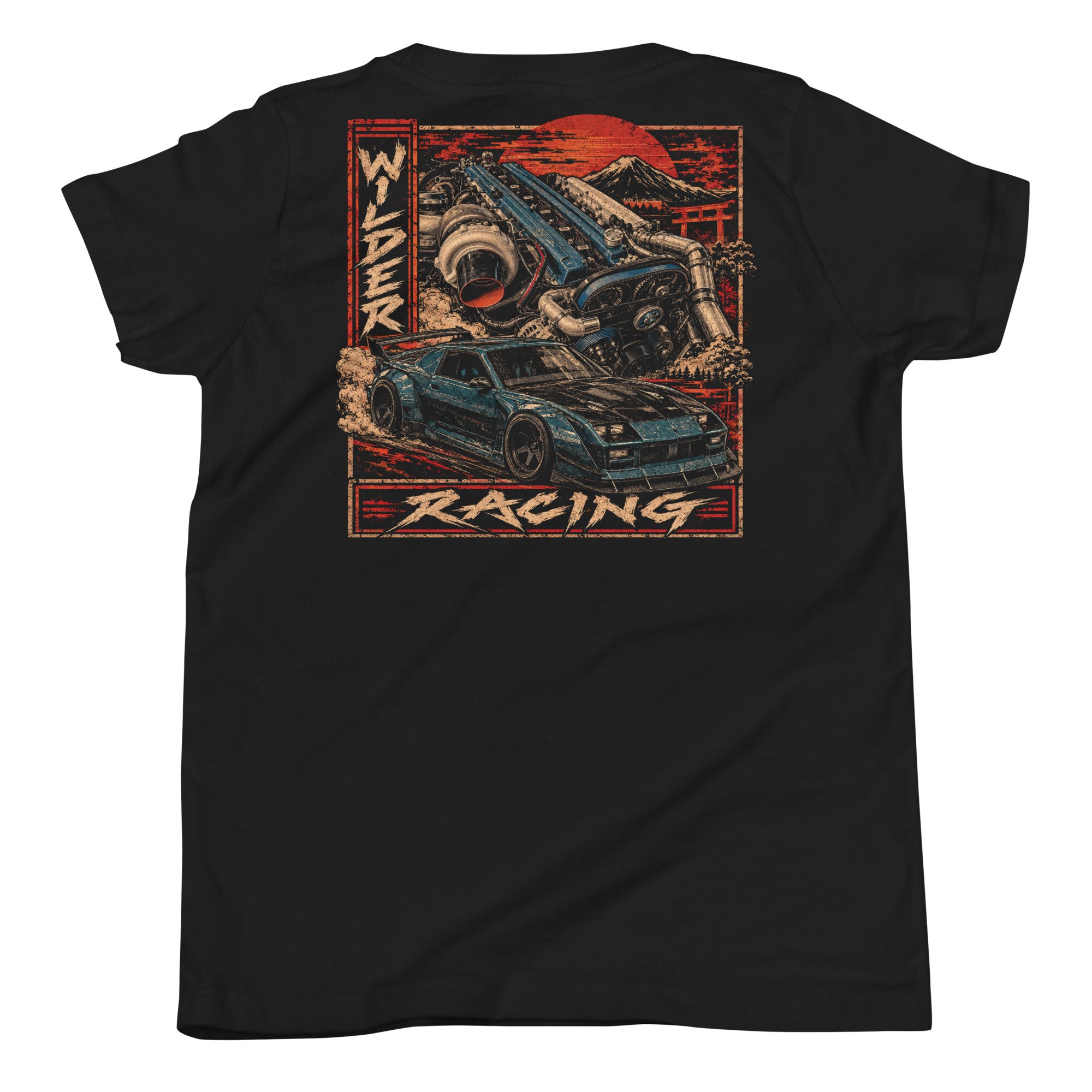 Wilder Racing Youth Camaro Engine T-Shirt