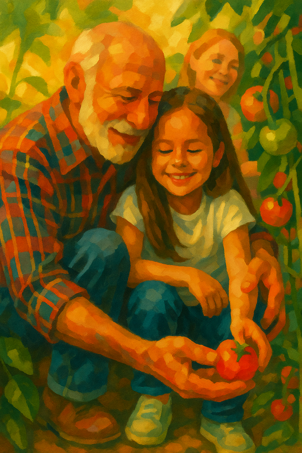 Multigenerational family moment highlighting care, wellness, and community connection.