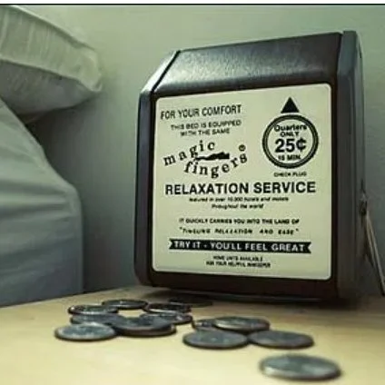 John Houghtaling, inventor of the famous Magic Fingers Relaxation Service (as seen in "Planes, Trains, and Automobiles", "The X Files", and even mentioned in the Jimmy Buffet song, "The Hotel Room"), was born in Kansas C