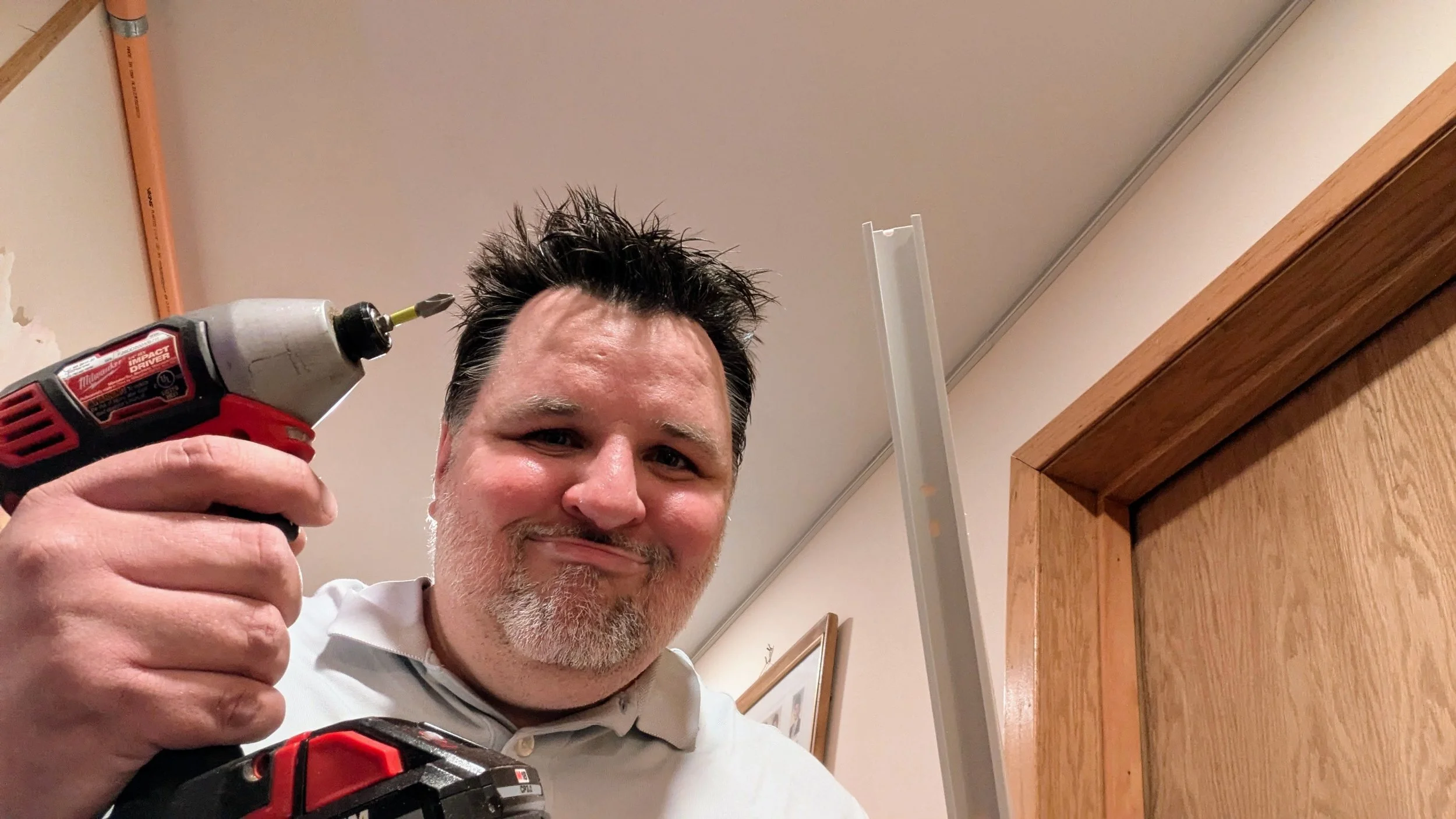 SteveCiesielski-OwnerOfPMC-HoldingDrillAndConduitForAComputerNetworkingProject