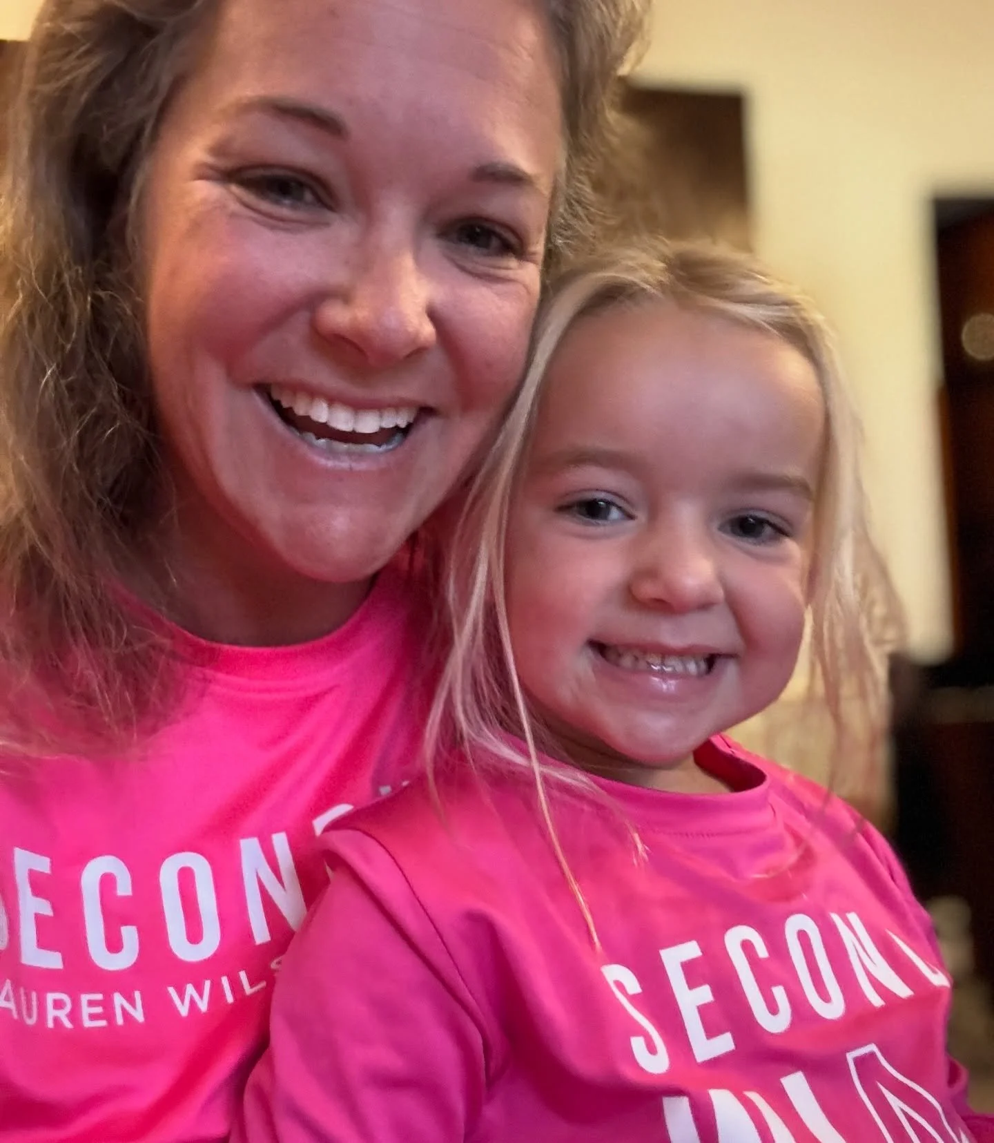 Coffee, matching neon pink, and my little lucky charm. Rain might be coming for day two of racing&mdash;but hopefully the wind is too. 🌧️💨 #TeamPink #SecondWindRacing #sailingmom2la28