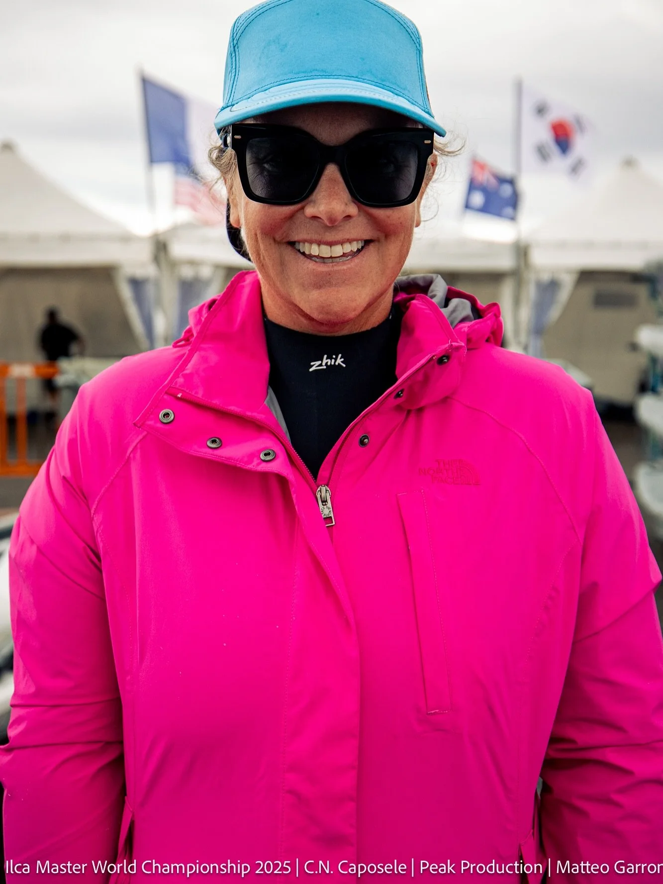 Day two recap: rain, storms, double postponements, and&hellip; abandonment. 🌧️⛵ Not much racing, but plenty of smiles. Because honestly, being here with world-class sailors AND my family who flew to Italy to support me is already a win. #SailingMom2