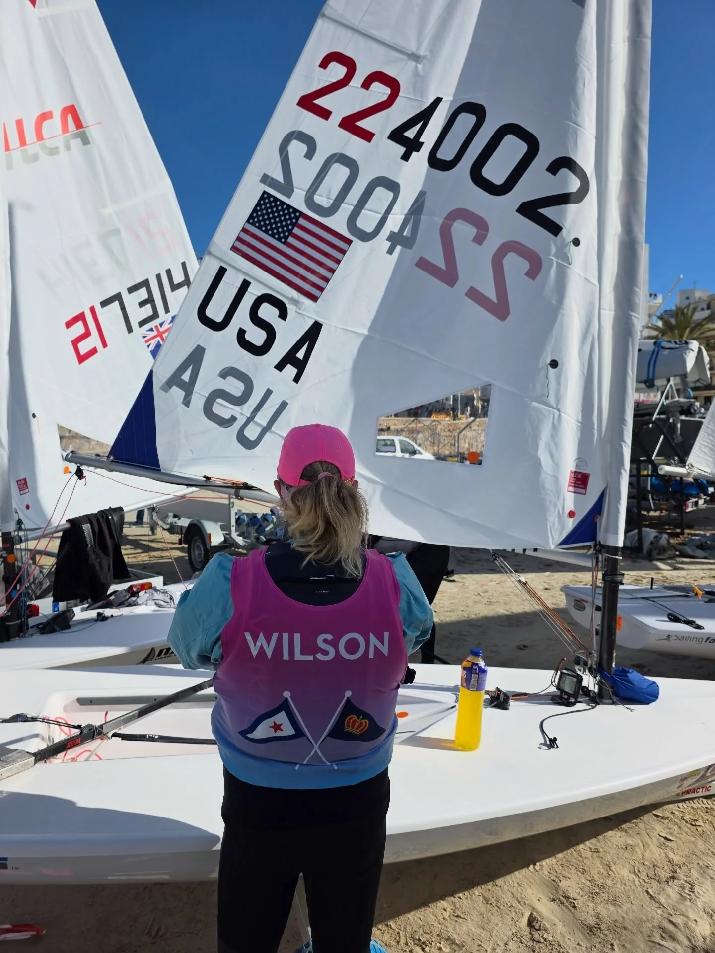 So excited to be representing clubs and country at the @trofeosofia in Palma de Mallorca, Spain. Hoping to do you all proud as I line up against 46 of the top 50 and 80 of the top 100 ranked women in the world in the ILCA 6!

Thank you @sdyc1886, @co