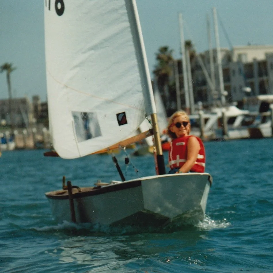 She had no idea she&rsquo;d get another shot at this.

I don&rsquo;t know exactly how old I am in this photo. But I know I already loved sailing.

Back then, I couldn&rsquo;t have imagined where it would take me. Or that somewhere along the way, I&rs