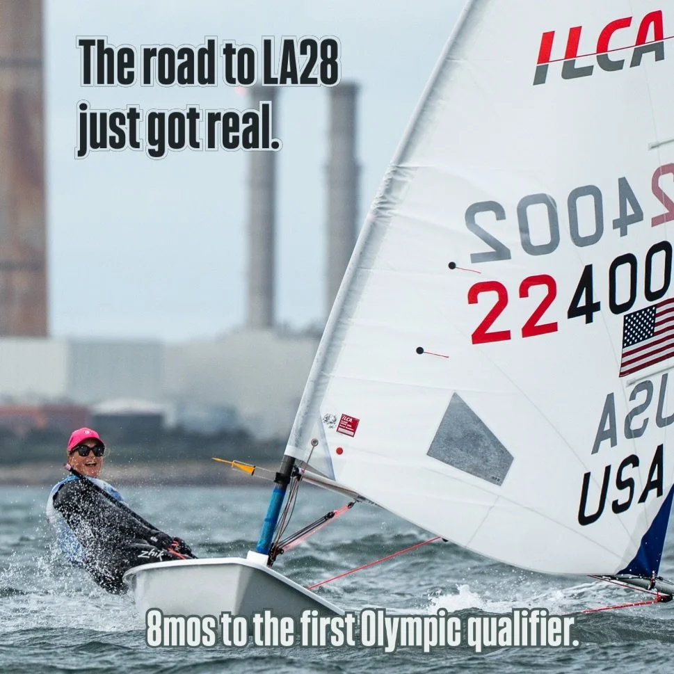 The Olympic qualification rules are out.

And I&rsquo;m not gonna lie. Seeing them in black and white scared the shit out of me a little.

There are two pathways to the U.S. Olympic spot in the ILCA 6.

Podium at the LA28 Test Event next August, and 