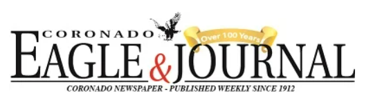 Coronado Eagle & Journal logo, highlighting local press for Coronado-based ILCA 6 sailor Lauren Wilson.