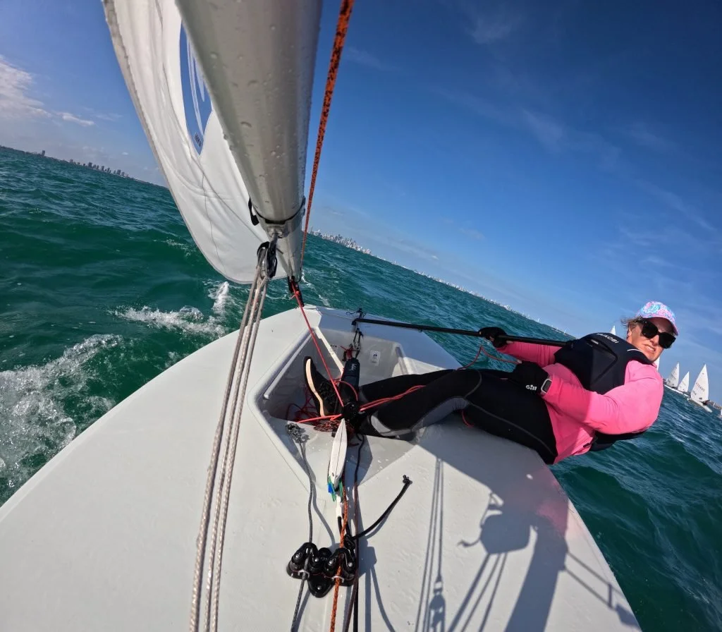 Lauren Wilson races in Miami as featured in Her Sports San Diego