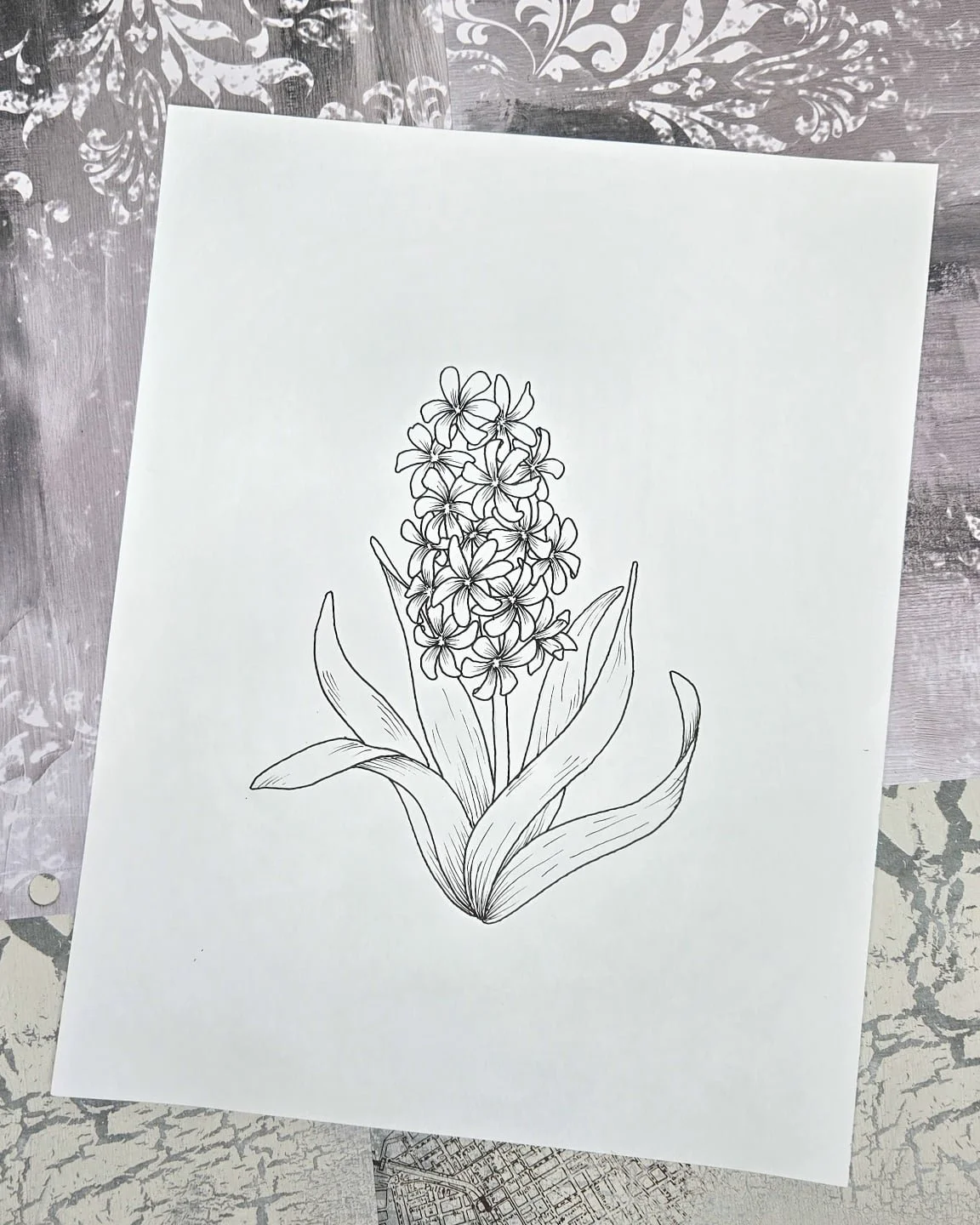 #Bloomtober prompt for the 30th-31st:&nbsp;&nbsp; Hyacinth

Despite adoring these flowers, I was dreading this prompt a little bit. Something about the dense cluster of flowers&nbsp; intimidated me from a drawing perspective.&nbsp; Turns out it wasn'