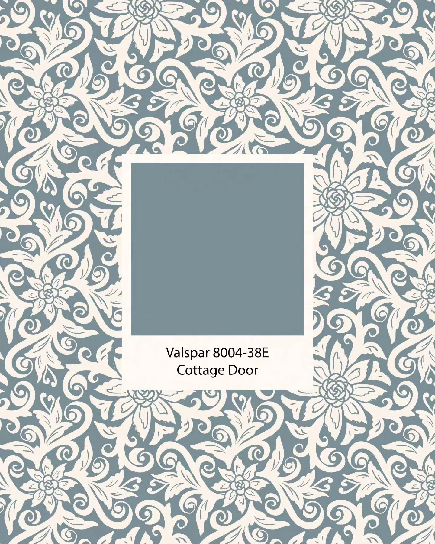 Some colors just feel like home, instantly comforting and nostalgic.

Cottage Door, Valspar's 2027 Color of the Year, is one of them. A blue-gray shade that is both warm and cool at the same time, I find it versatile and timeless.

I tried it on on