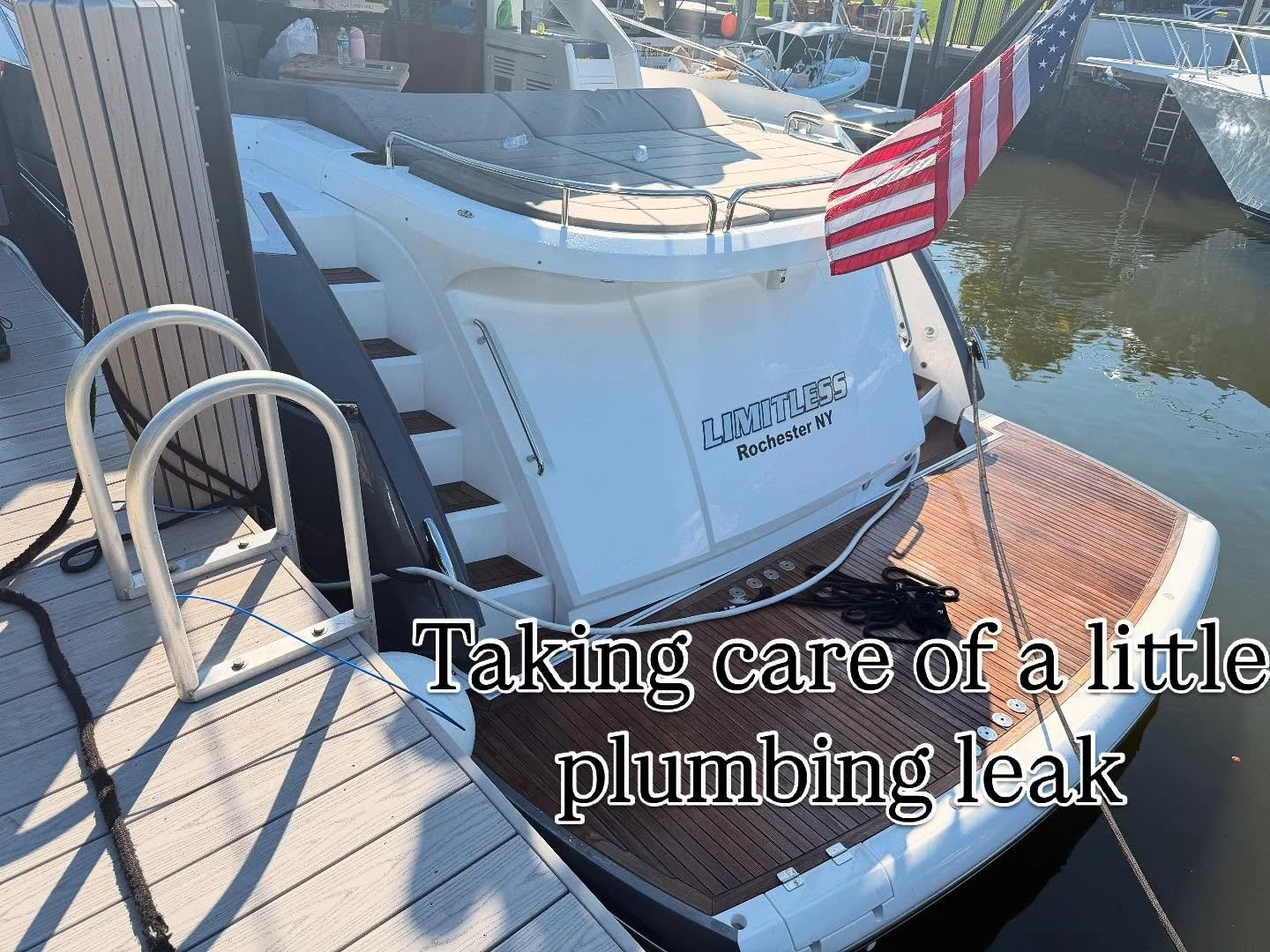 Had a couple of leaks in one of the bathrooms of this @sunseeker_int @sunseeker_usa Predator Evo. We really appreciated the intuitive layout and solid build quality of this vessel, as it made gaining access to the failed parts and finding the water s