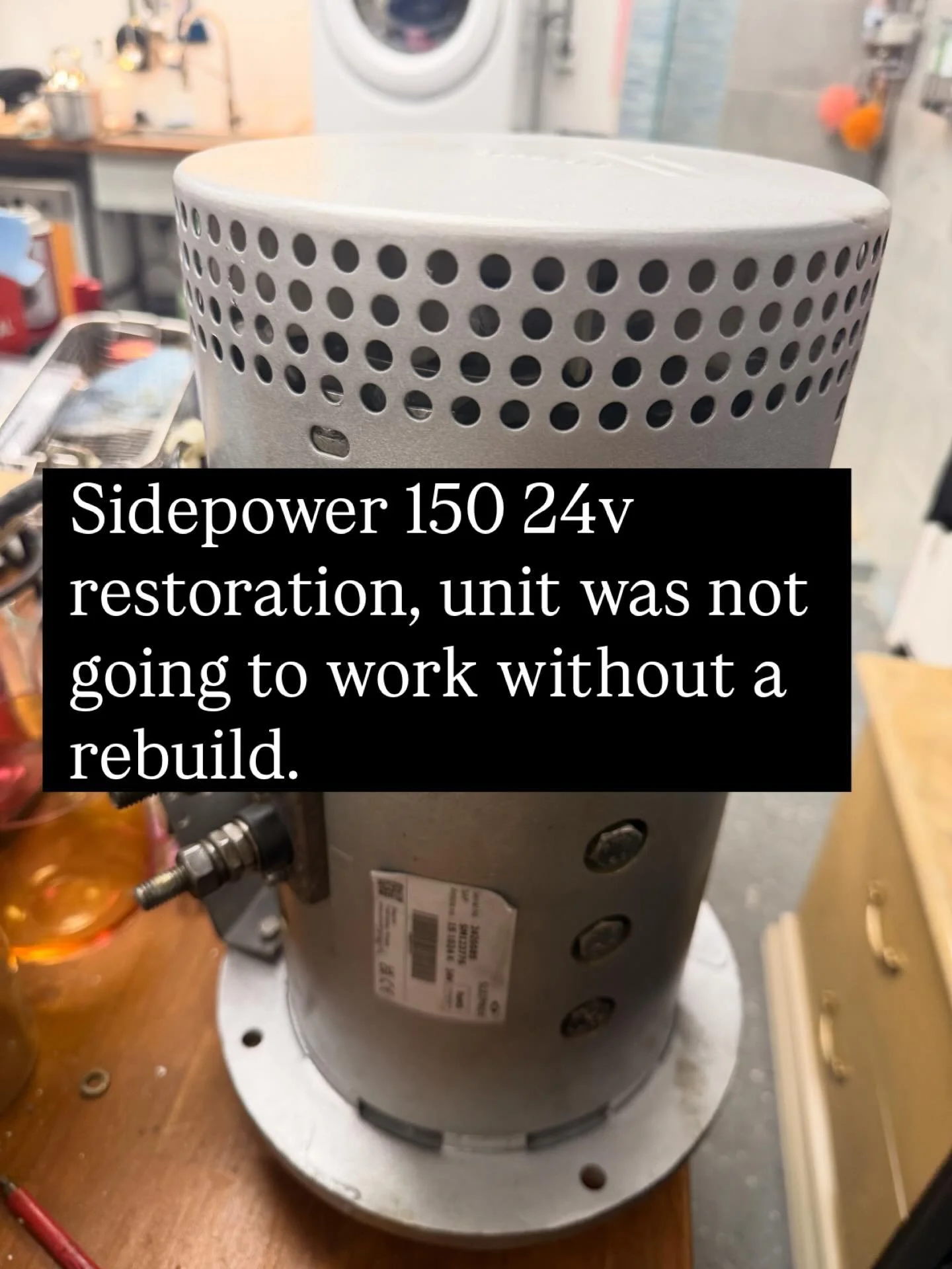 Sidepower 150 24v restoration