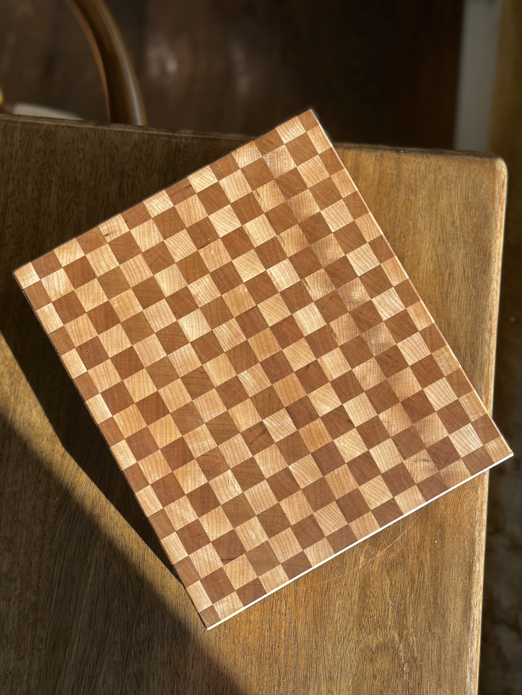 CHECKERED END GRAIN BOARD