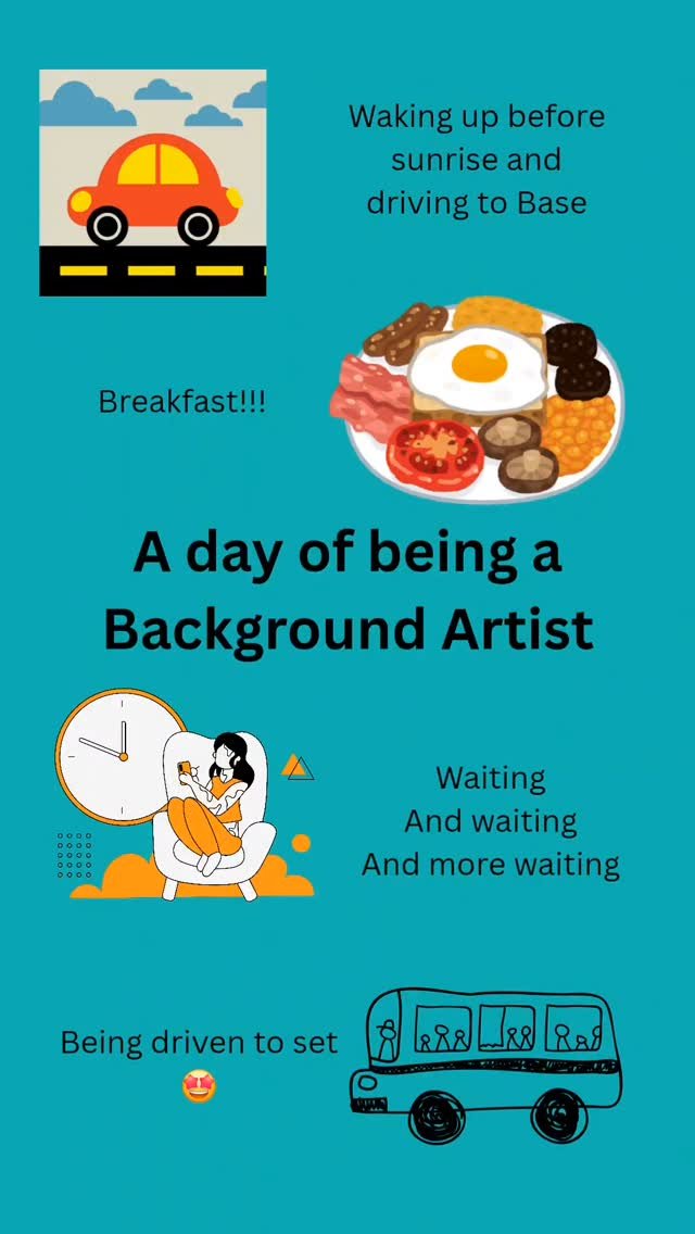 Last month, I put my name down to be an extra / background artist in a TV series and I got called! 🤩
So what does an extra do? A lot of sitting around waiting around until the Director needs background artists in a scene. And for the almost 12 hour