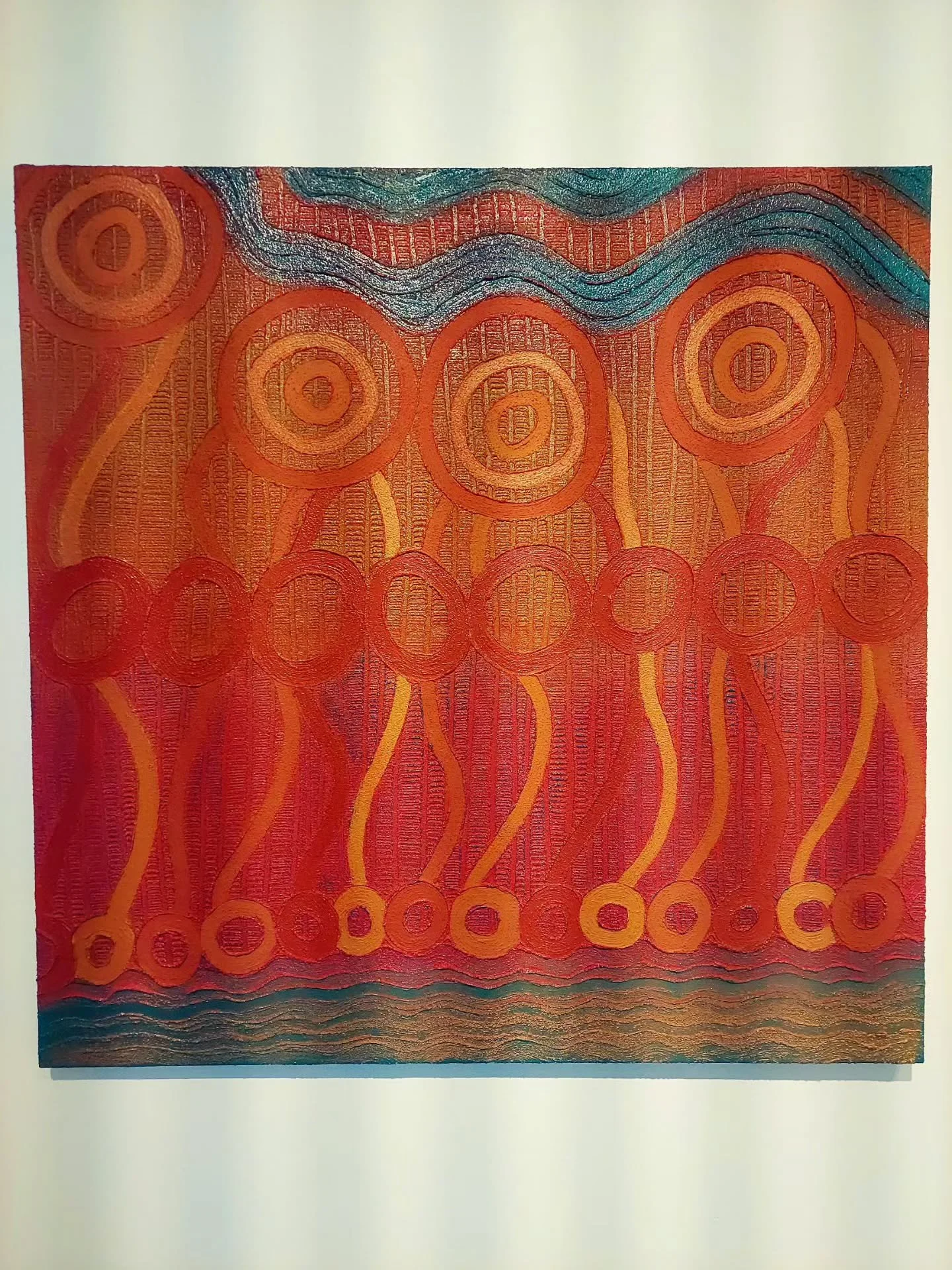 Loved the art by First Nations people  @themacmuseum It makes me appreciate this beautiful country through another lens 🤩

#art #firstnationsart #firstnationsartist