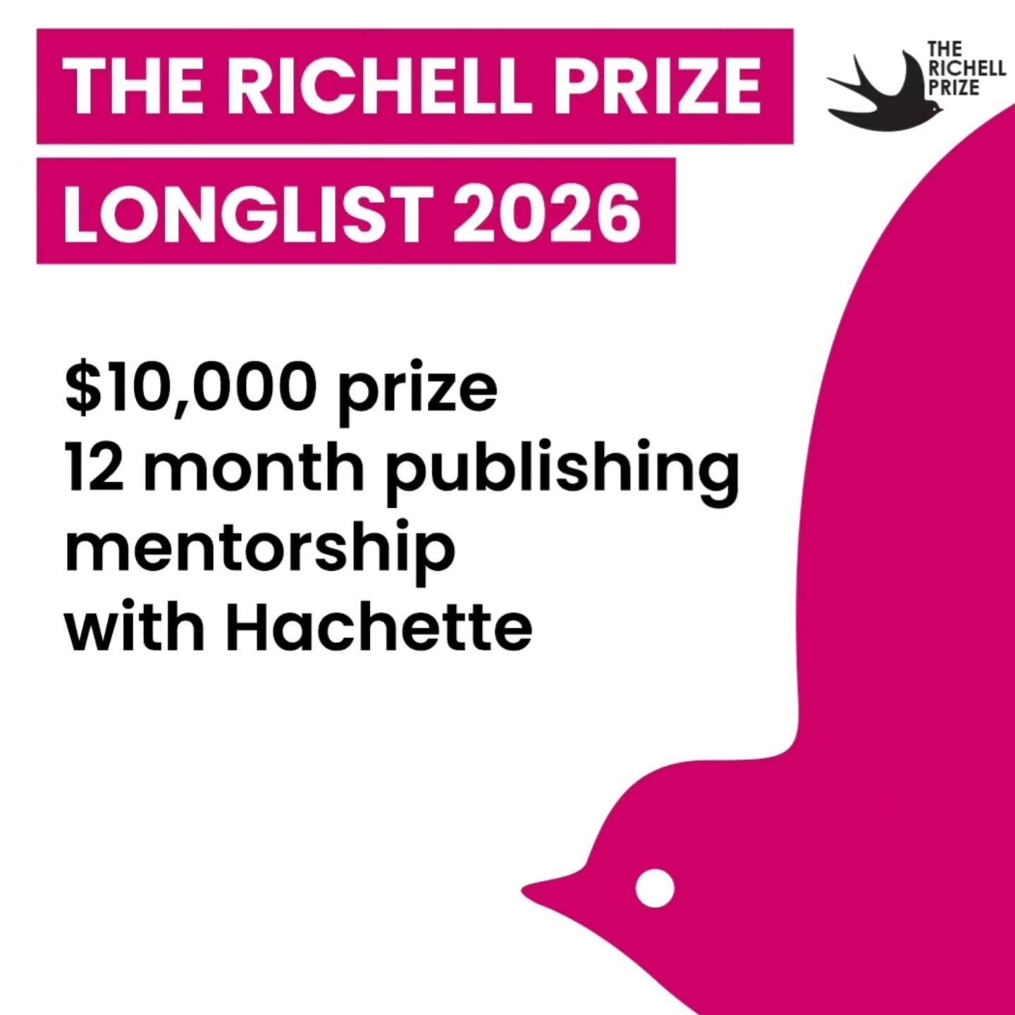 I'm a bit teary to see my name on the longlist 🥹 This character inserted herself into the first manuscript I developed with @writers_studio, then pushed until I started to write her story as part of Write A Novel Program @faberwriting.

Thank you so