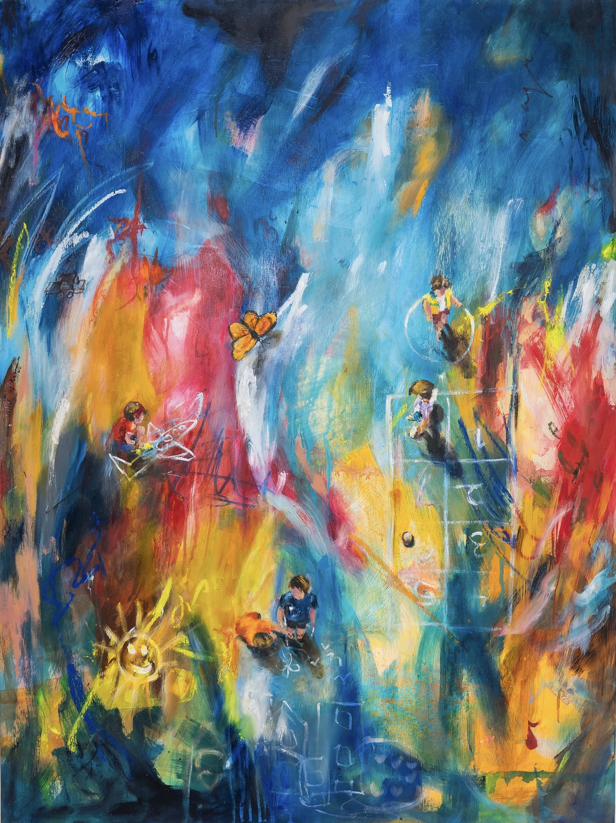 Building Own World
oil on wood, 48x36 inches