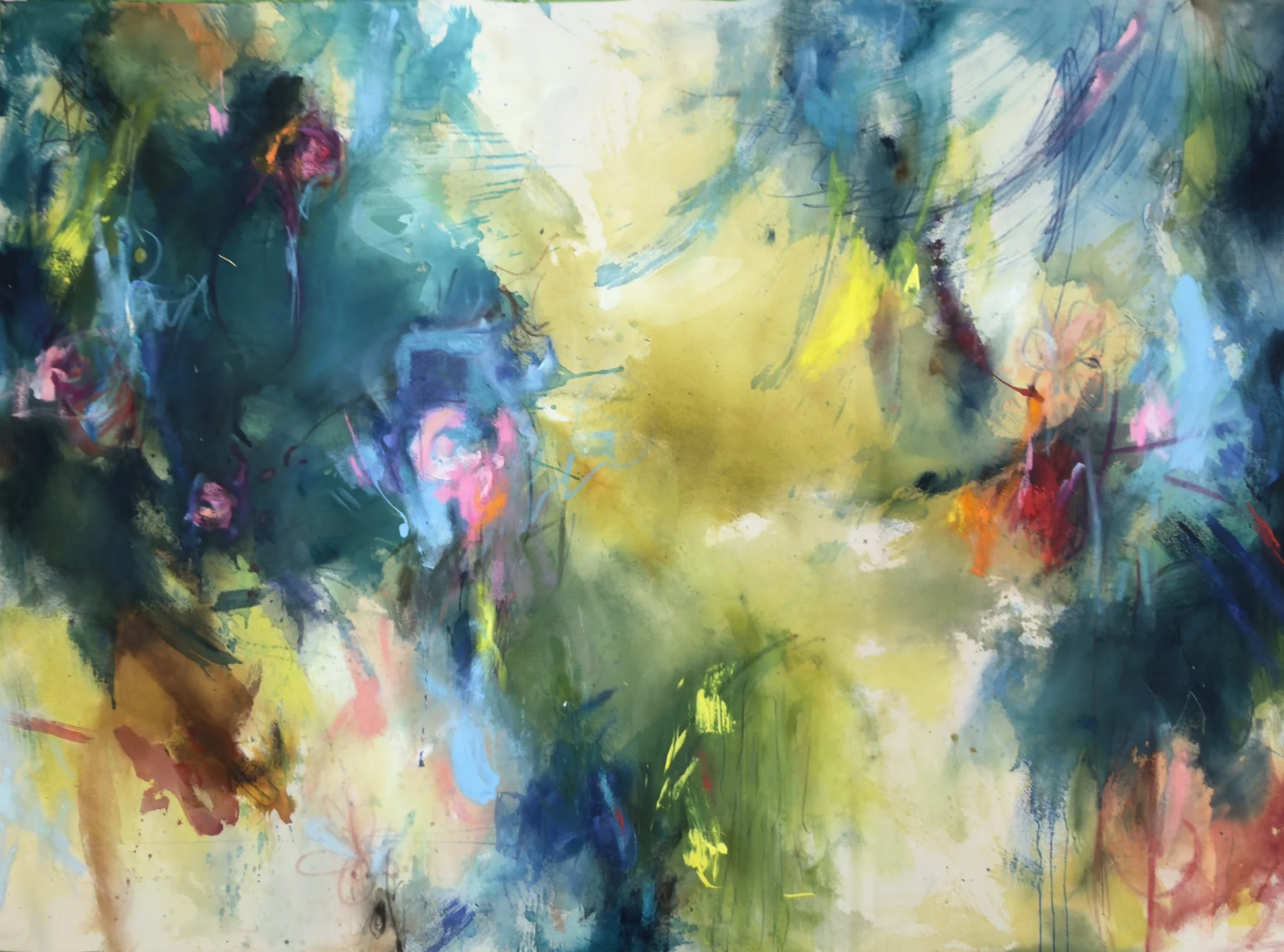 Lose YourSELF I, 2026, acrylic on canvas, 48x66 inches