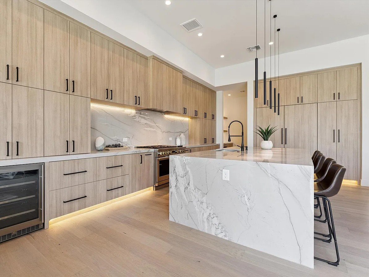 laminate euro custom kitchen cabinetry