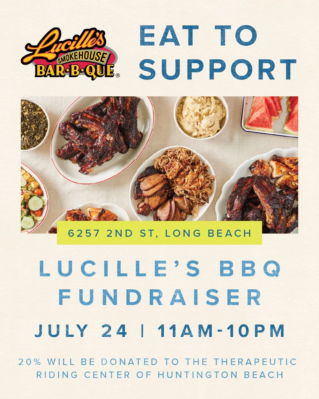 Lucille's Smokehouse BBQ Fundraiser