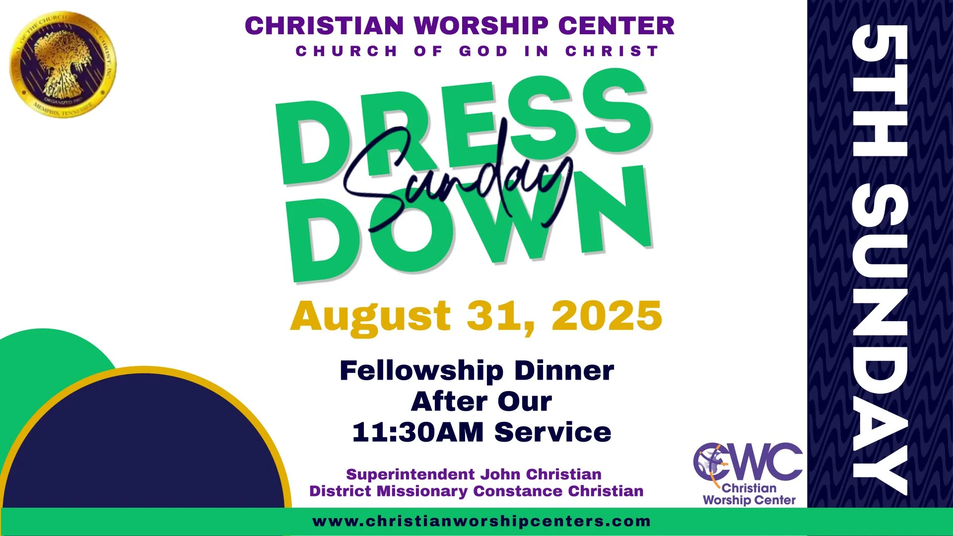 Dress Down Sunday
