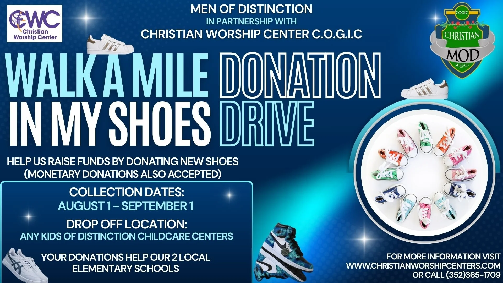 Walk a Mile in my Shoes Donation Drive