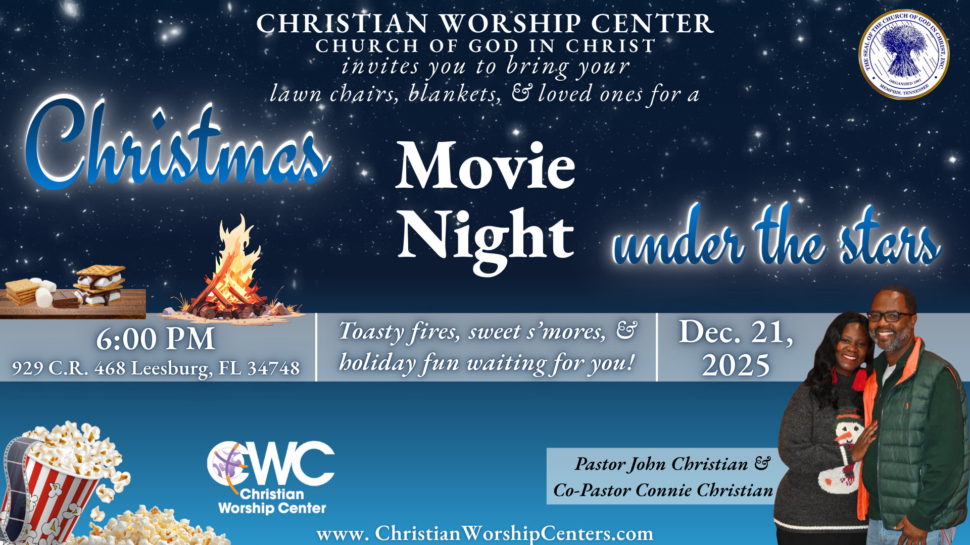 Christmas Movie Night Under the Stars