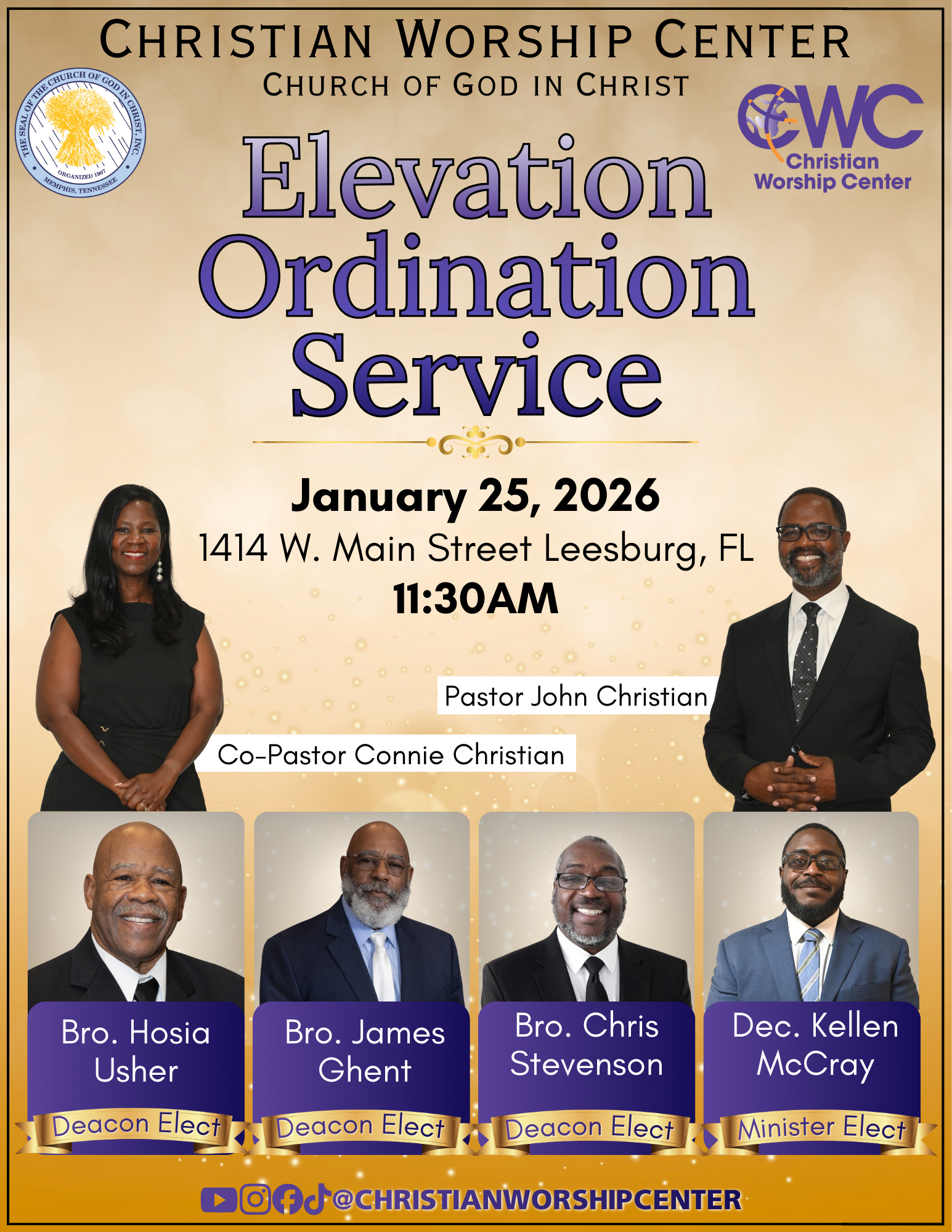 Elevation Ordination Service