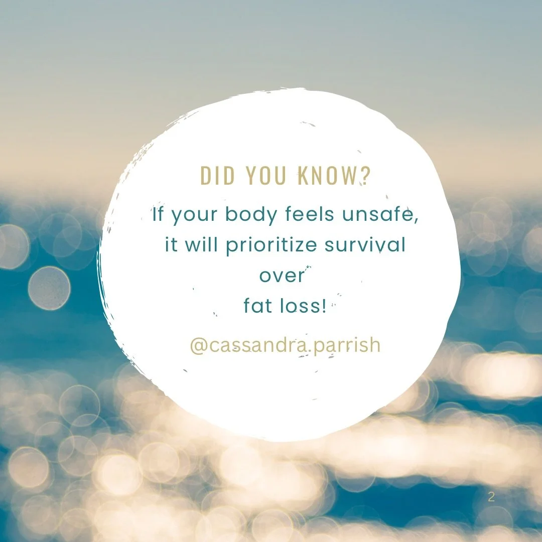 Let&rsquo;s have a little chat about cortisol &amp; stress! 

If you&rsquo;re:
Constantly rushing
Not addressing your emotional wellbeing or past trauma
Sleeping poorly
Wired but tired
Craving sugar at 3pm
Falling off track at night

It&rsquo;s not w