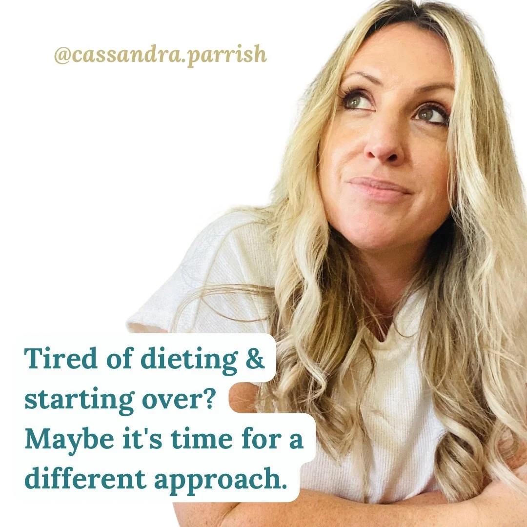 Tired of dieting, starting over or feeling like looking after your health is just another thing on your never-ending to-do list?

I see so many women who know what they should be doing but struggle to find the time, energy or headspace to make it hap