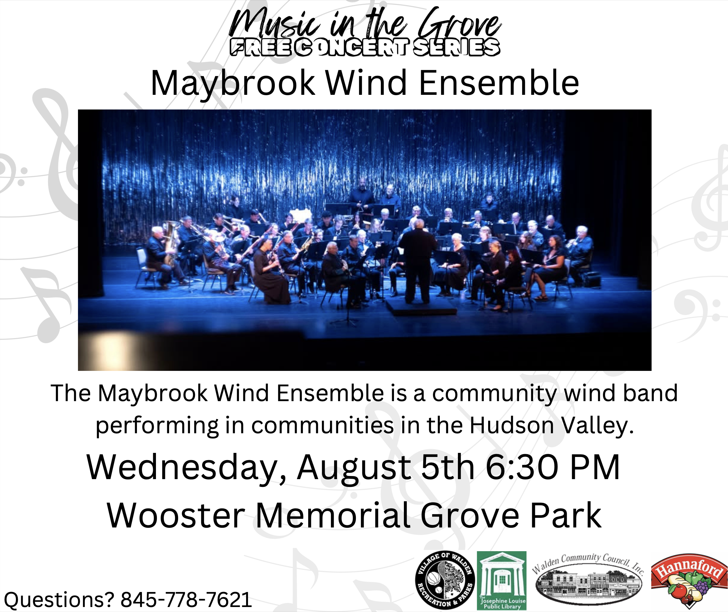 Music in the Grove- Maybrook Wind Ensemble 