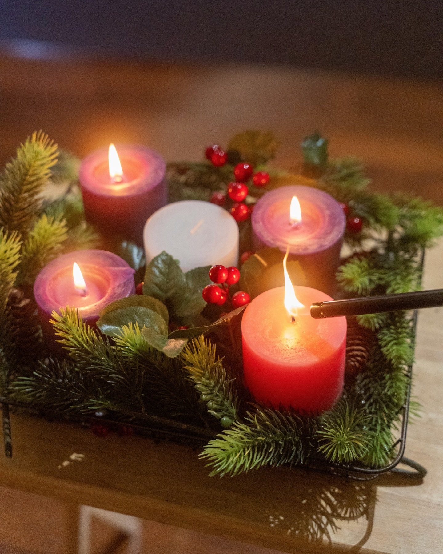 Today we light the fourth candle &mdash; the Candle of Love.

We remember that Gods love is not something we earn, but something God has given us freely &mdash; shown most clearly in Jesus Christ.

Join us this Christmas Eve as we light the Christ Ca