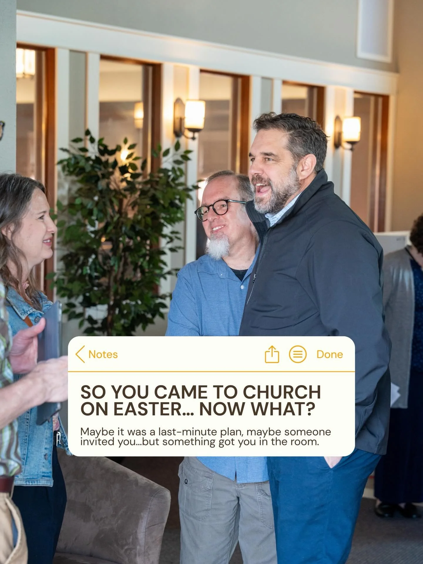 The message of Easter isn&rsquo;t &ldquo;get your life together.&rdquo;
It&rsquo;s that Jesus has already done what we could never do.

He lived, died, and rose again&mdash;
so that by grace, through faith, we can be made right with God.

You don&rsq