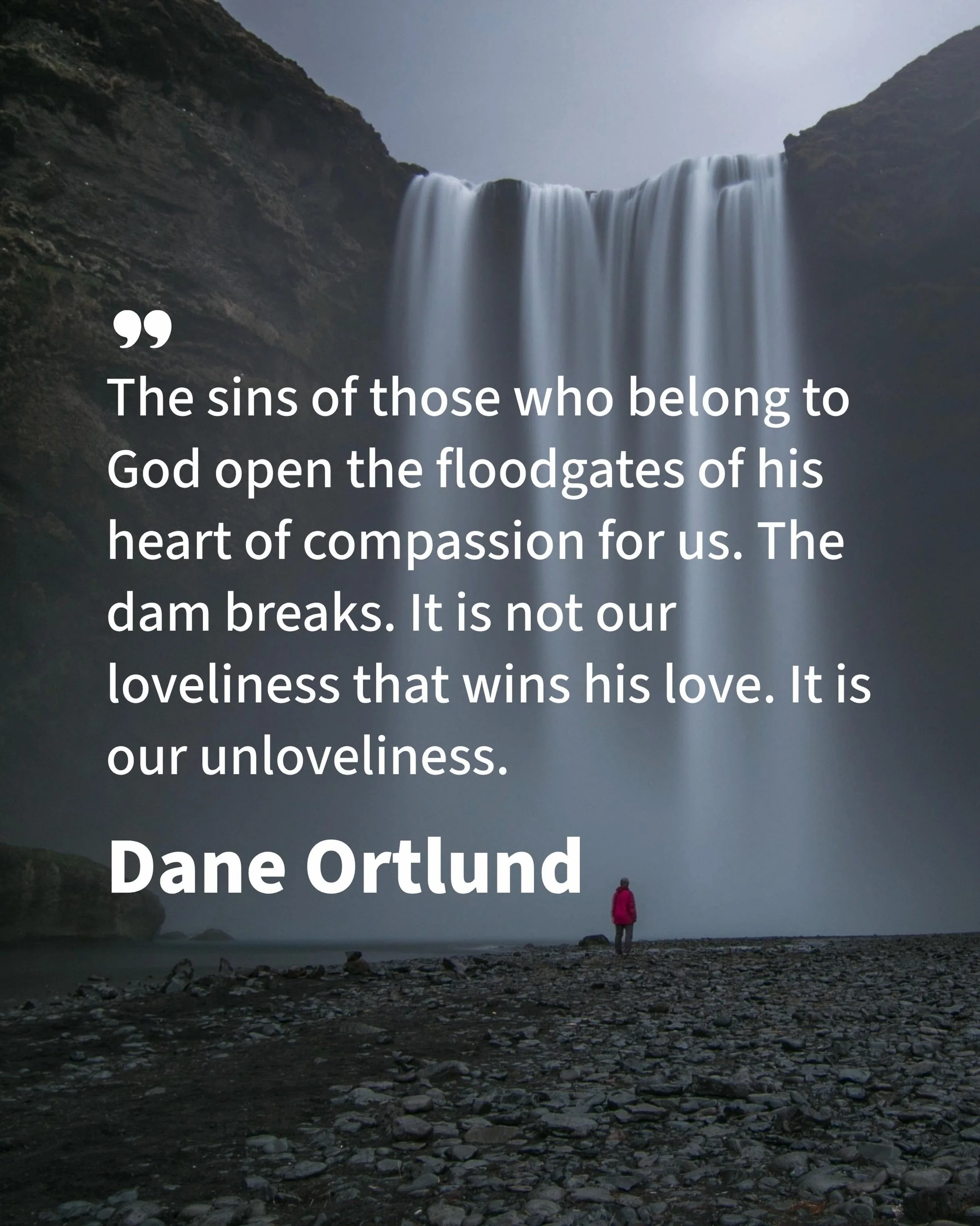 Grace meets us honestly &mdash; in our weakness, our failures, our unloveliness &mdash; and loves us still. That&rsquo;s the scandal and beauty of the gospel.