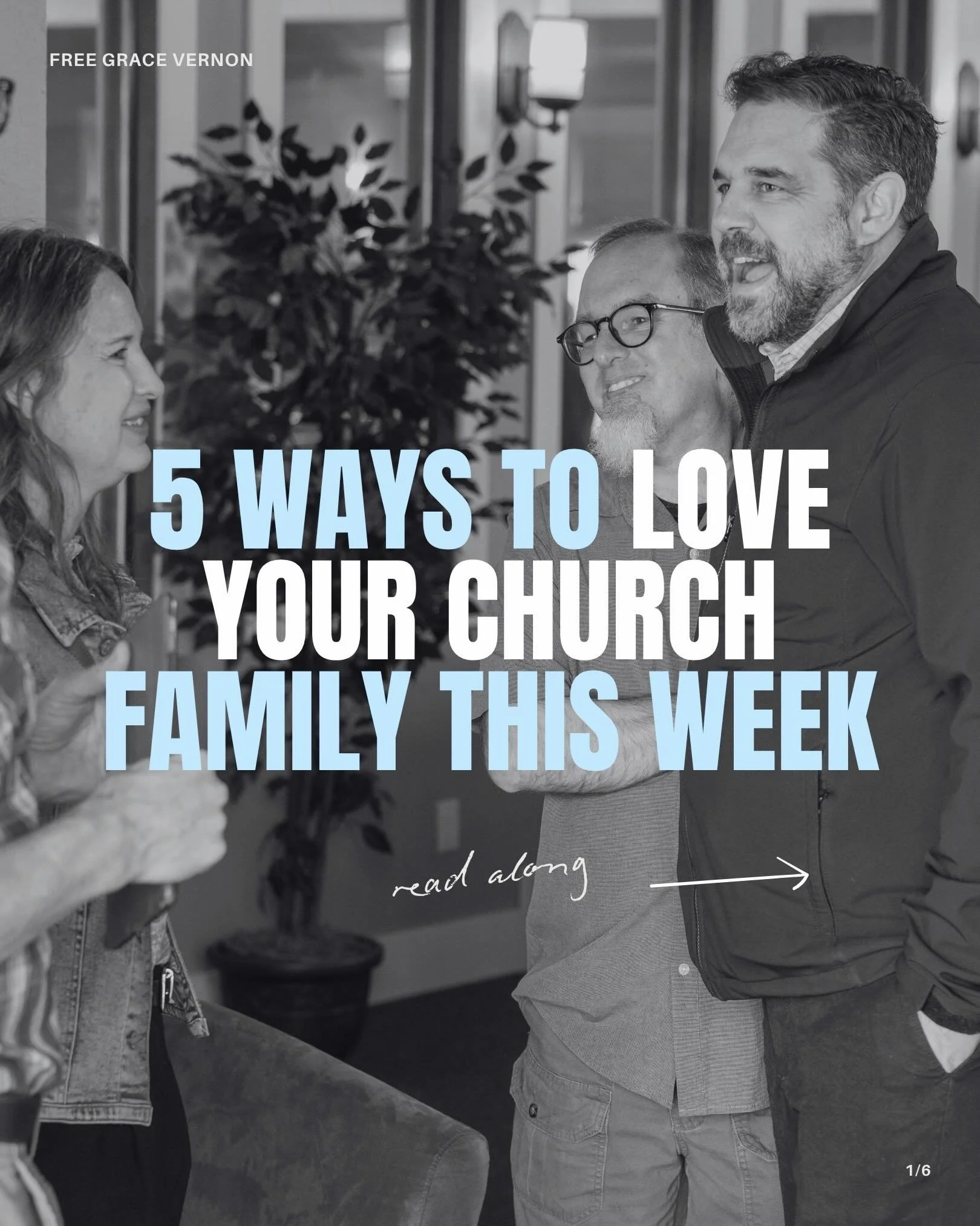 Church becomes family one small act at a time.

Pray for someone.
Introduce yourself.
Encourage a leader.
Join a team.
Show love this week. 🤍
