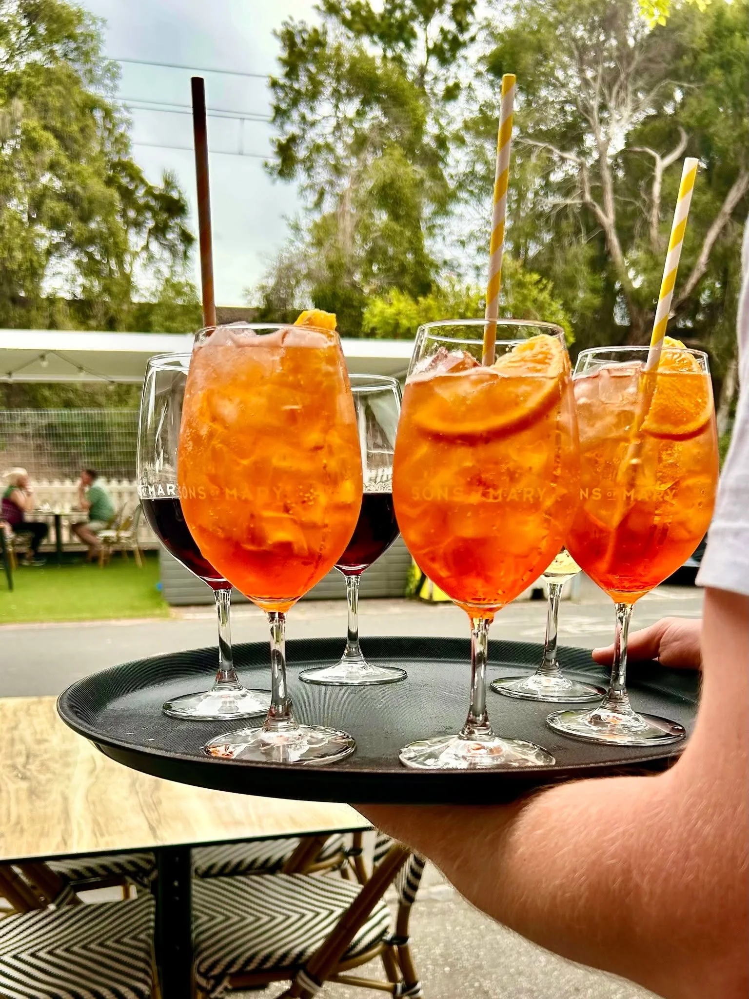 Spritzes and sunshine are the perfect match, and our Champagne Hour makes it even sweeter. From 3-6pm Monday to Thursday, spritzes are just $15!

Fancy something different? Selected wines, beers and sparkling are $8, pints of Guinness are $12, or sip