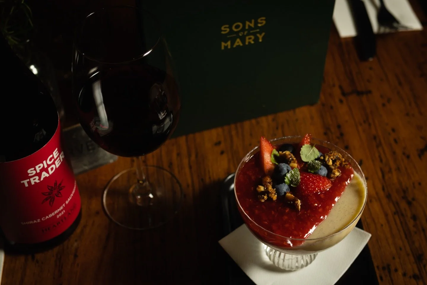 You deserve something sweet this Valentine&rsquo;s Day. Luckily, our $79 three-course Valentine&rsquo;s menu includes dessert!

Make your choice: will it be our vanilla panna cotta topped with a mixed berry compote? Or our warm chocolate brownie with