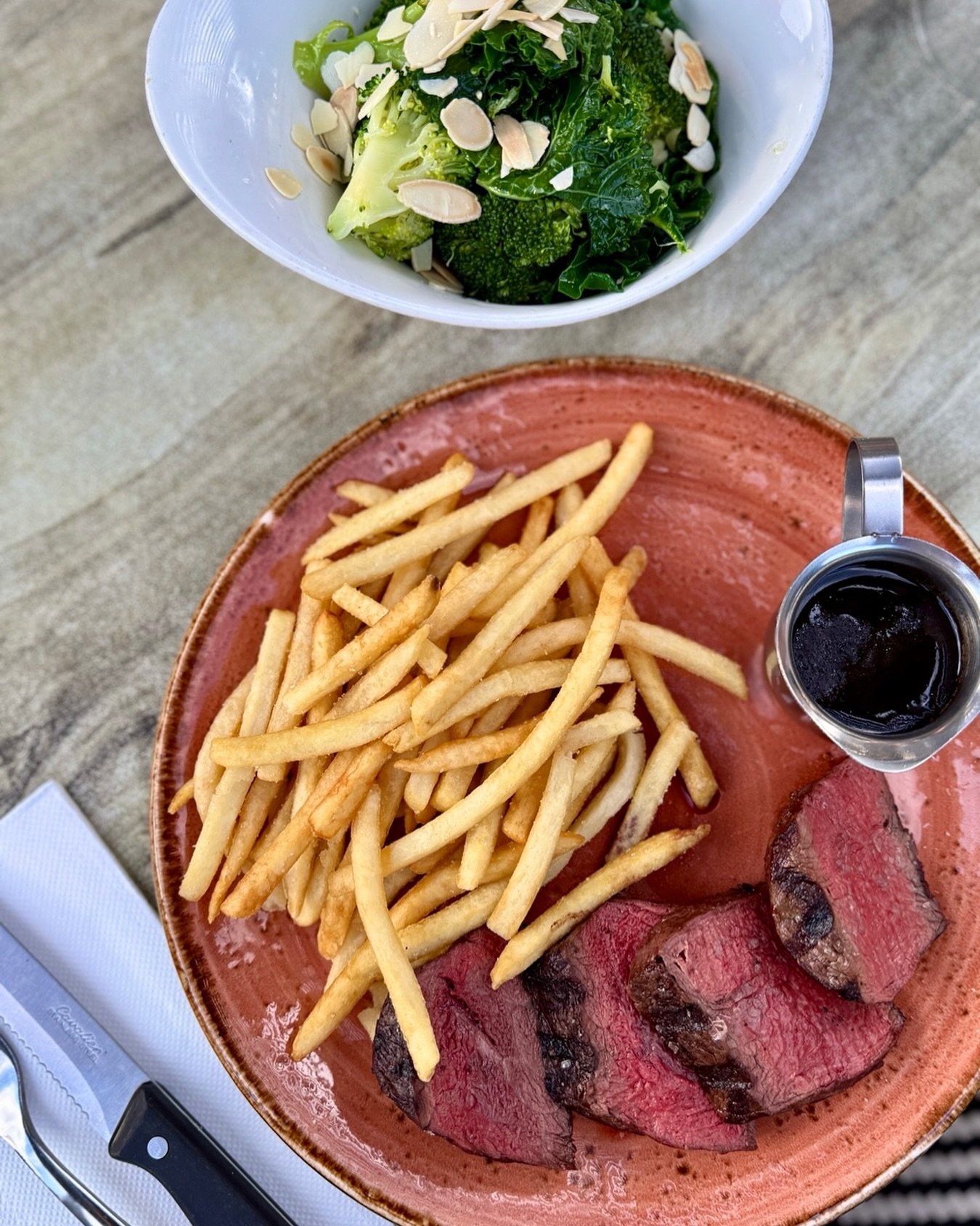 Steak Frites at Sons of Mary is the best way to spend your Monday evening.

Get things started with our Champagne Hour from 3-6pm, then make your choice: will it be our $28 250g carved porterhouse or our $38 meltingly tender eye fillet, both served w