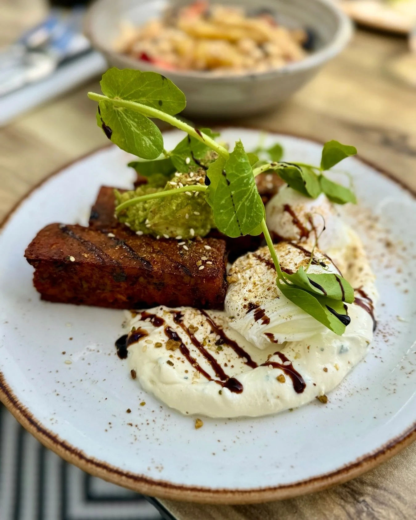 Craving brunch? Why wait for the weekend!?

At Sons of Mary we serve brunch every day, and our Zucchini and Corn Fritters are calling your name.

We serve our fritters with confit garlic yoghurt, smashed avocado, balsamic reduction, perfectly poached