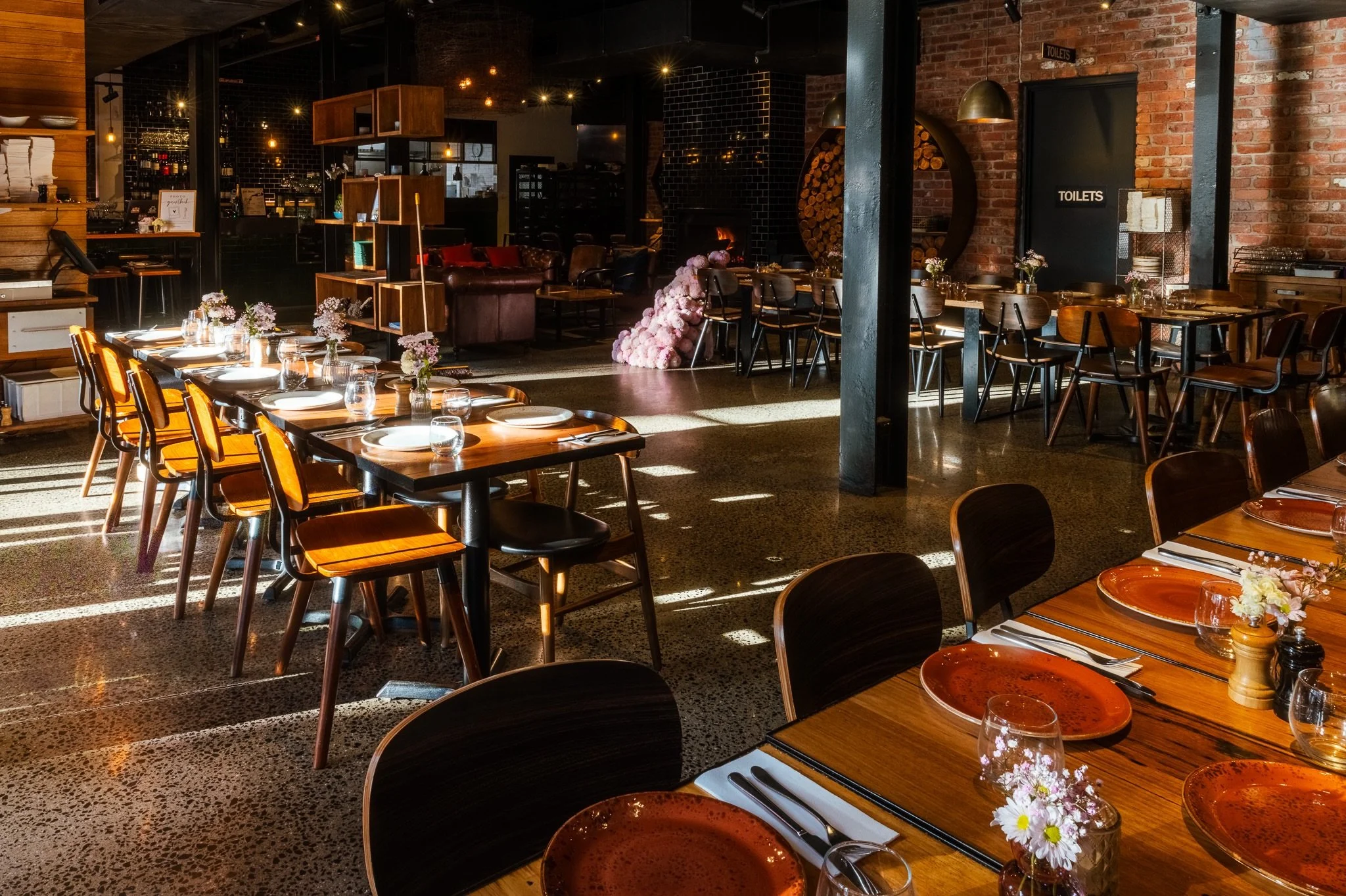 Picture your next event here in our dining room with the fireplace lit and your favourite people by your side.

Whatever you&rsquo;ve got in mind - birthday party, engagement, corporate event or family occasion - our venue&rsquo;s made for memorable 