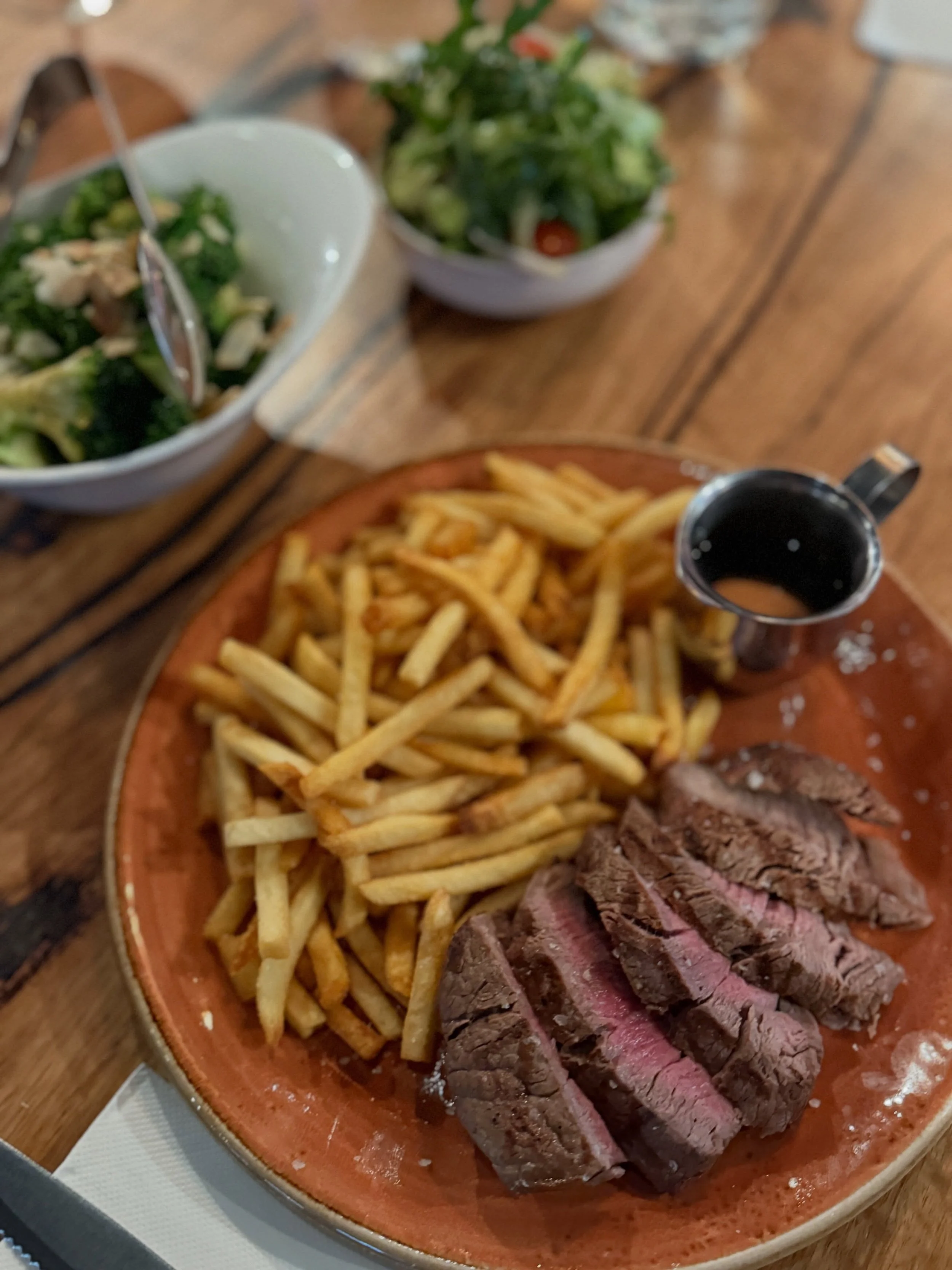 Make Steak Frites at Sons of Mary your new Monday night ritual.

From 5pm weekly, enjoy our 250g carved porterhouse served with fries and your choice of sauce: rich red wine jus, caf&eacute; de Paris butter, creamy mushroom or peppercorn gravy, all f