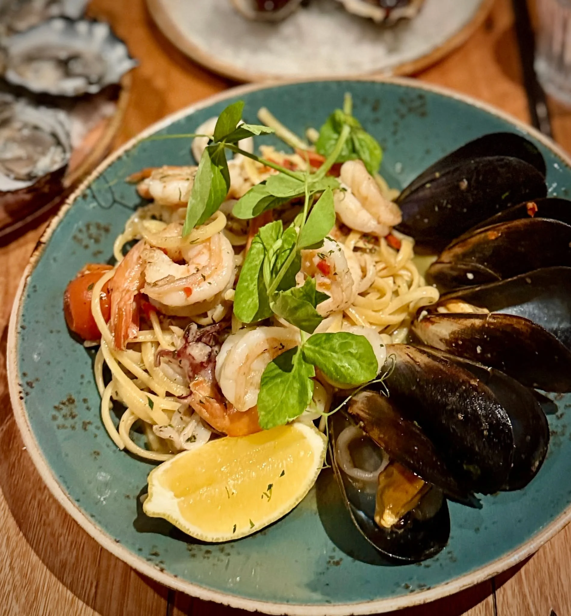 Our much-loved Seafood Linguine takes centre stage every Wednesday for Sons of the Sea, our new weekly celebration of the season's freshest seafood.

This crowd favourite combines prawns, calamari and mussels with chilli, garlic, confit tomato, olive