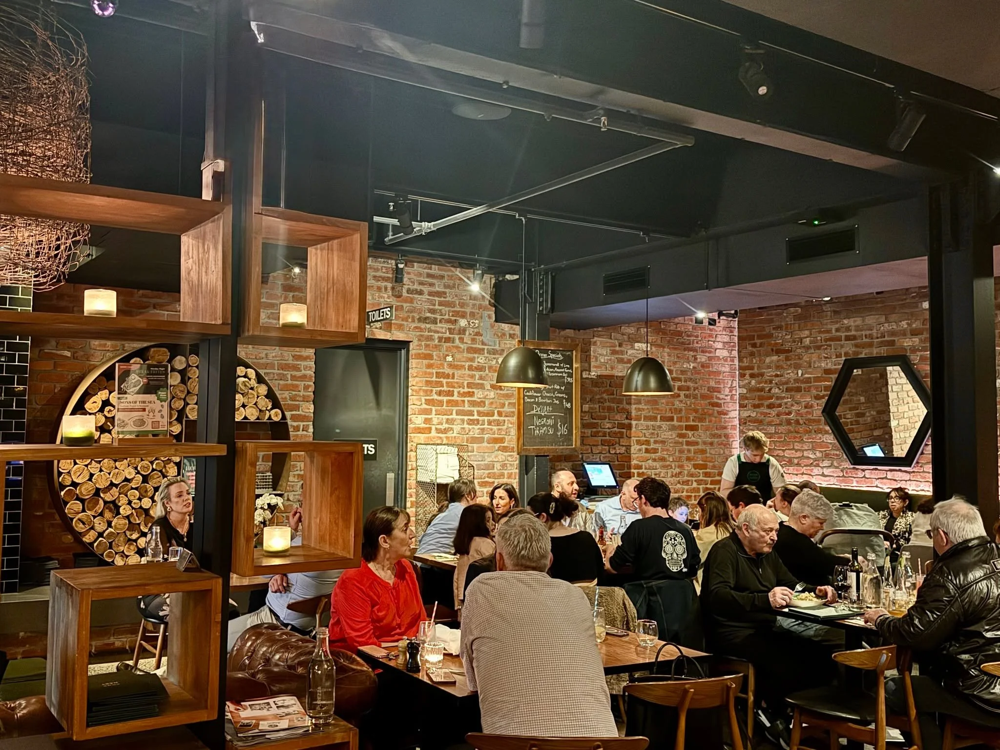 Our first Sons of the Sea last Wednesday was a huge success, with a full dining room, beautiful seafood dishes on every table and glasses raised to a great night at Sons of Mary.

Join us every Wednesday from 5pm as we continue the tradition, showcas