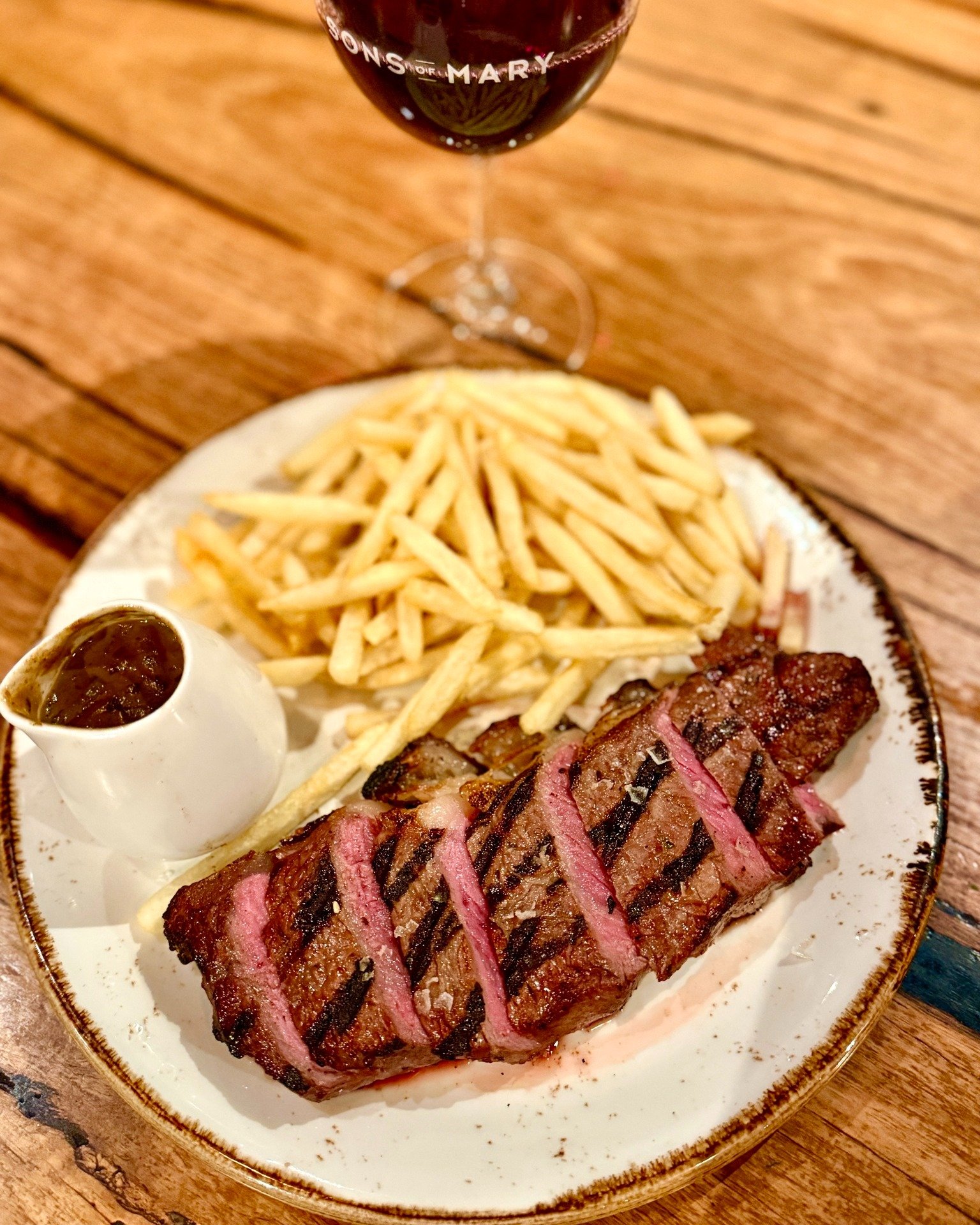 Let us take care of dinner tomorrow night.

Join us on Mondays from 5pm for Steak Frites: carved Porterhouse served with fries and your choice of red wine jus, caf&eacute; de Paris butter, mushroom sauce or peppercorn gravy, all for $28.

Our kitchen