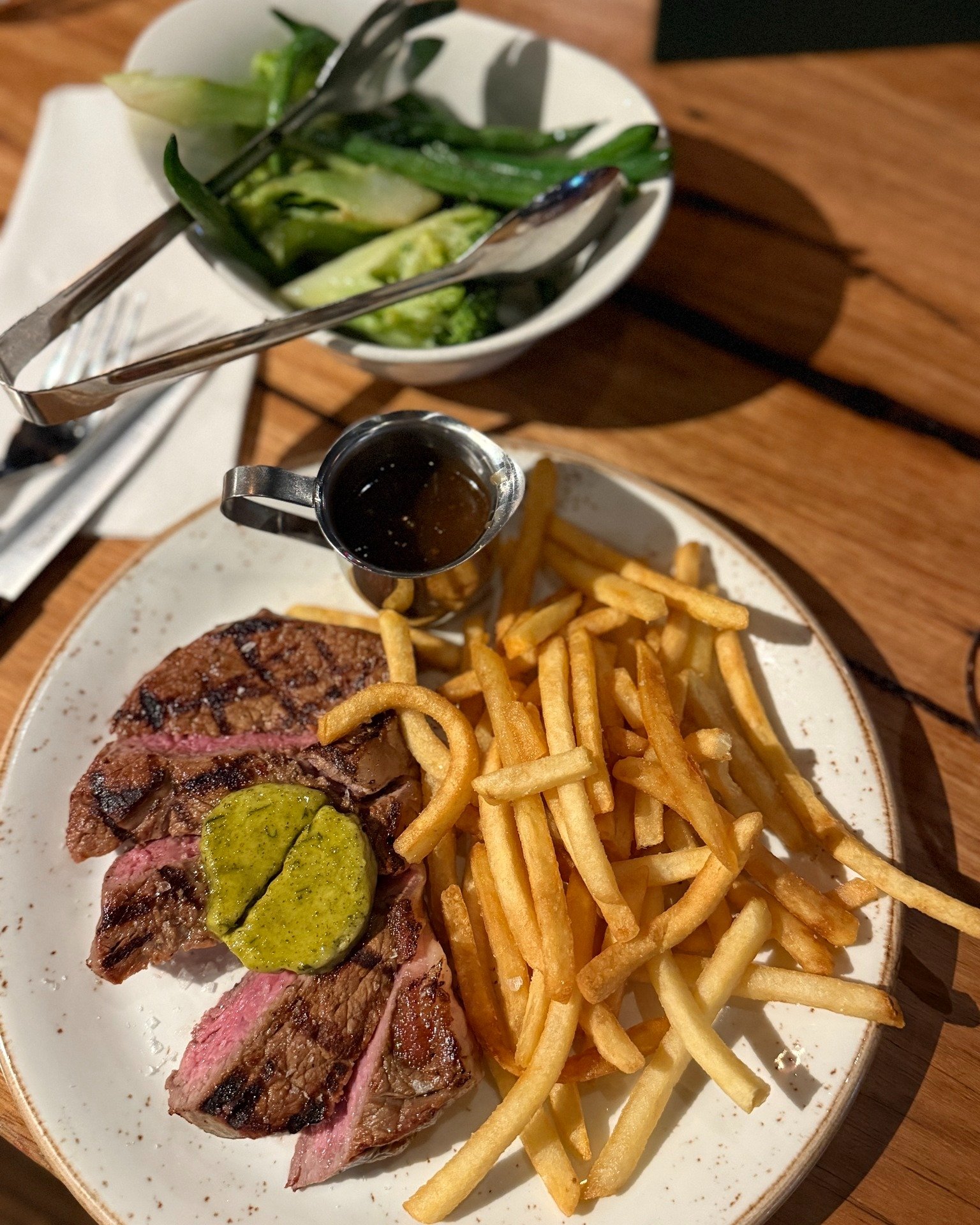 Here&rsquo;s a reason to look forward to Monday: Steak Frites at Sons of Mary.

From 5pm join us for our Porterhouse steak, carved to order and served with crispy fries and your choice of red wine jus, caf&eacute; de Paris butter, creamy mushroom sau