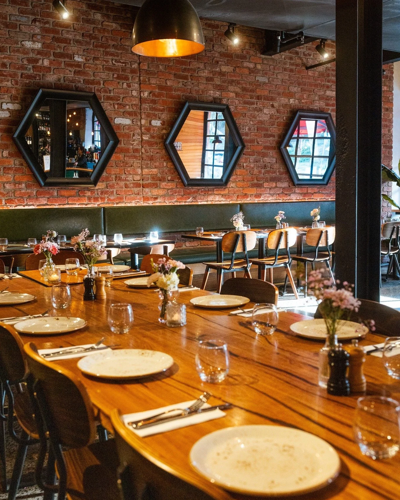 Your next celebration at Sons of Mary is just a few clicks away.

Our group dining spaces can now be booked instantly online, making it easy to plan lunches, dinners, and other get-togethers.

Choose the space that suits your group; then,dem our team