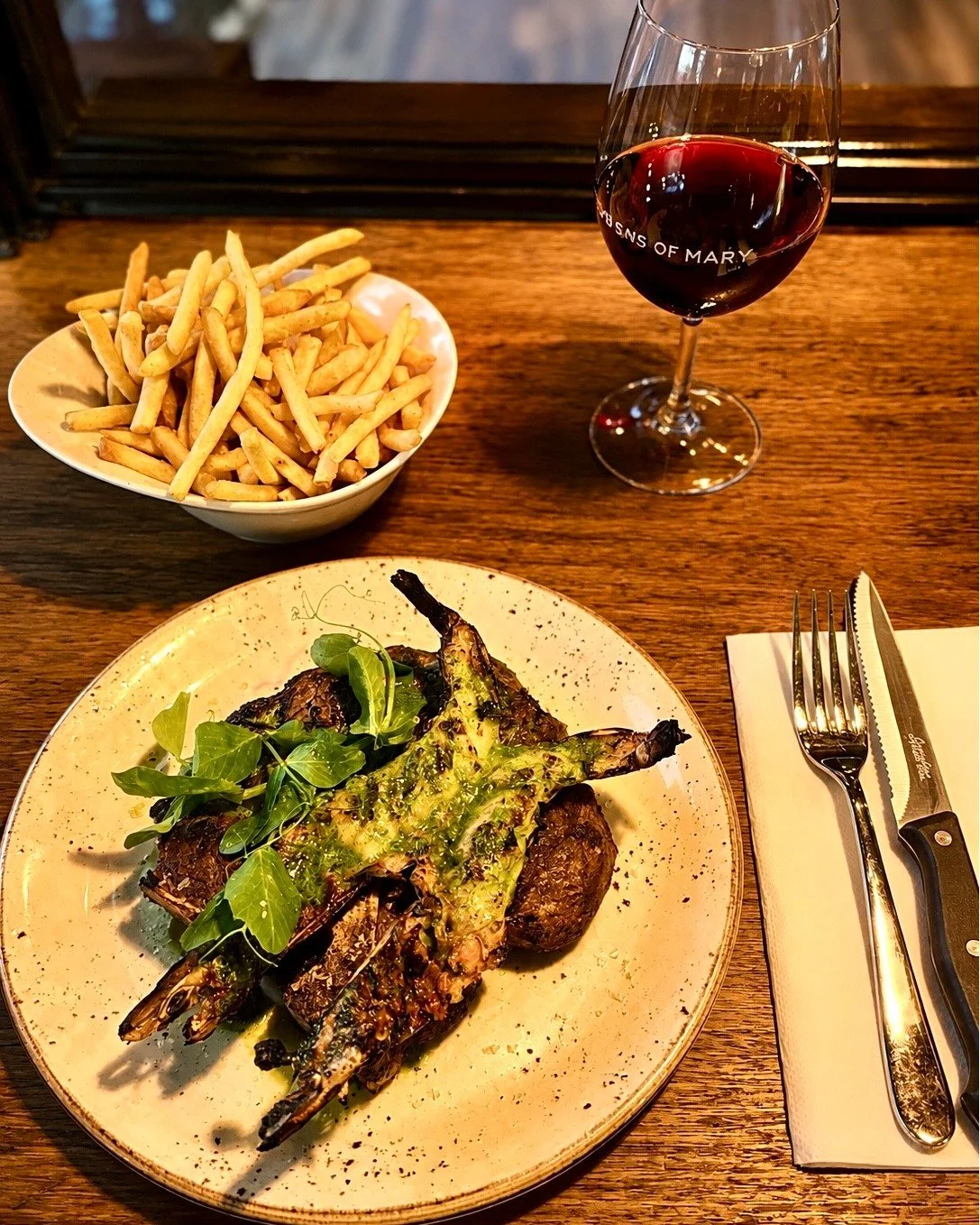 On Sunday 6 September, gather the family at Sons of Mary for Father&rsquo;s Day. We&rsquo;ll be open all day long, including for Sunday dinner.

Treat Dad to our Father&rsquo;s Day special: an elevated take on surf &amp; turf featuring a 500g MB2+ So