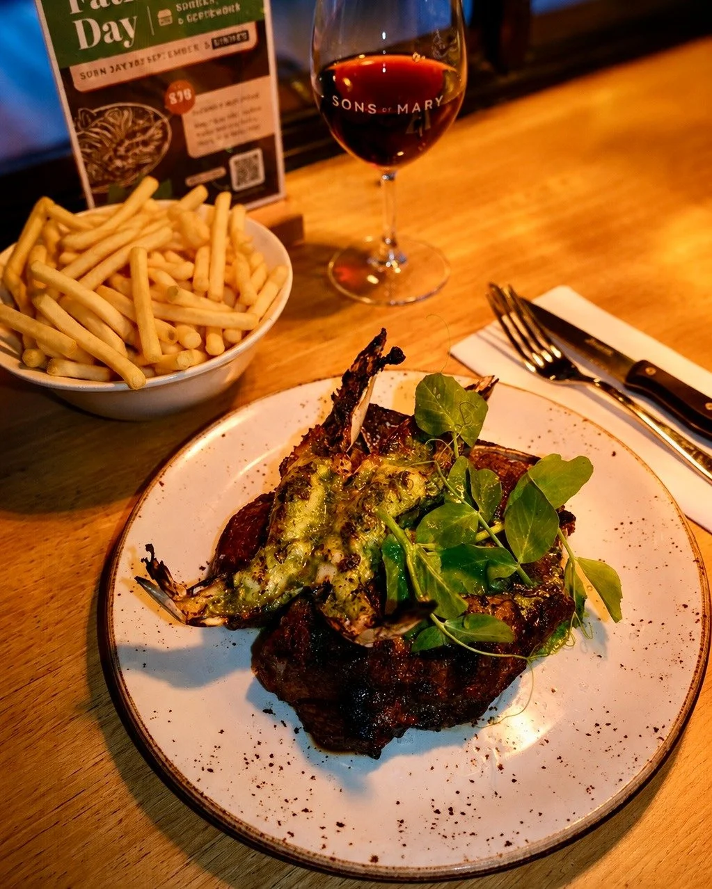 Father&rsquo;s Day is this Sunday, and if you haven&rsquo;t made plans for Dad yet, now&rsquo;s the time. We&rsquo;re opening for breakfast, lunch and a special one-night-only Sunday dinner service, giving you even more time to celebrate with the fam