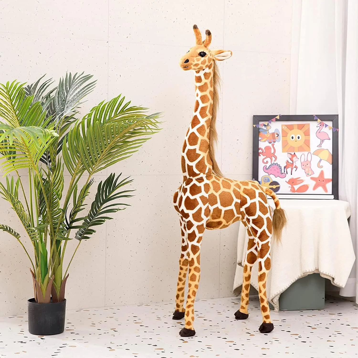 47 In. Large Stuffed Giraffe