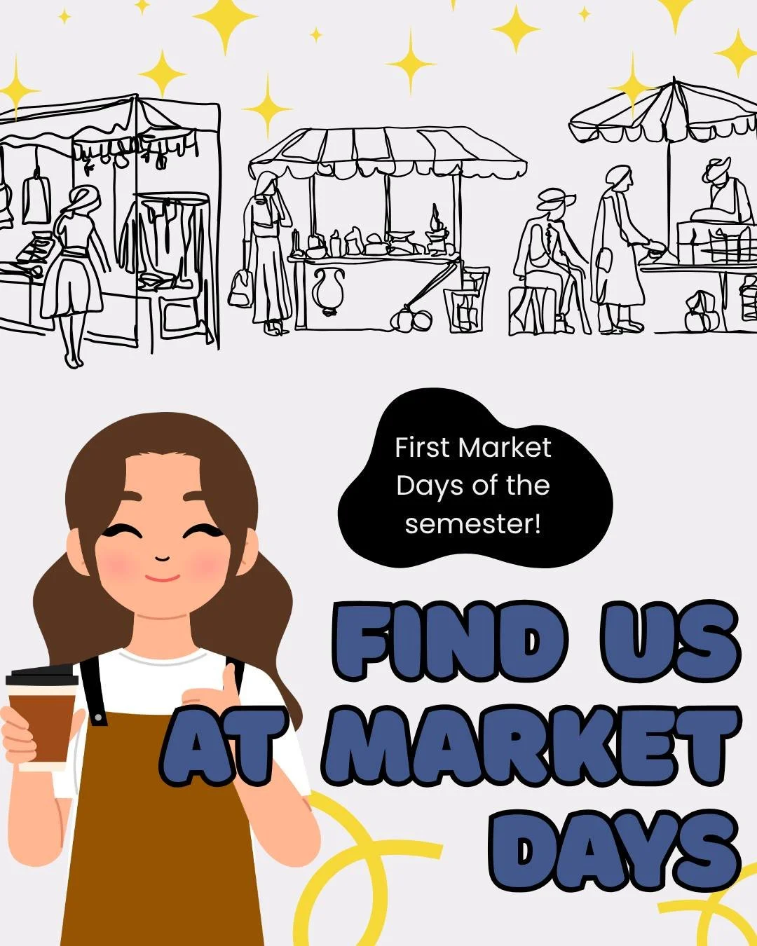 Join us at the very first Market Days of the semester! We will be out there from 10am to 1pm with all of our fun things to give away. You might even see Jesus while you're out there! Don't miss us! 

 #lumin #dioflfeast #jaxcampusmin #unf #campusmini